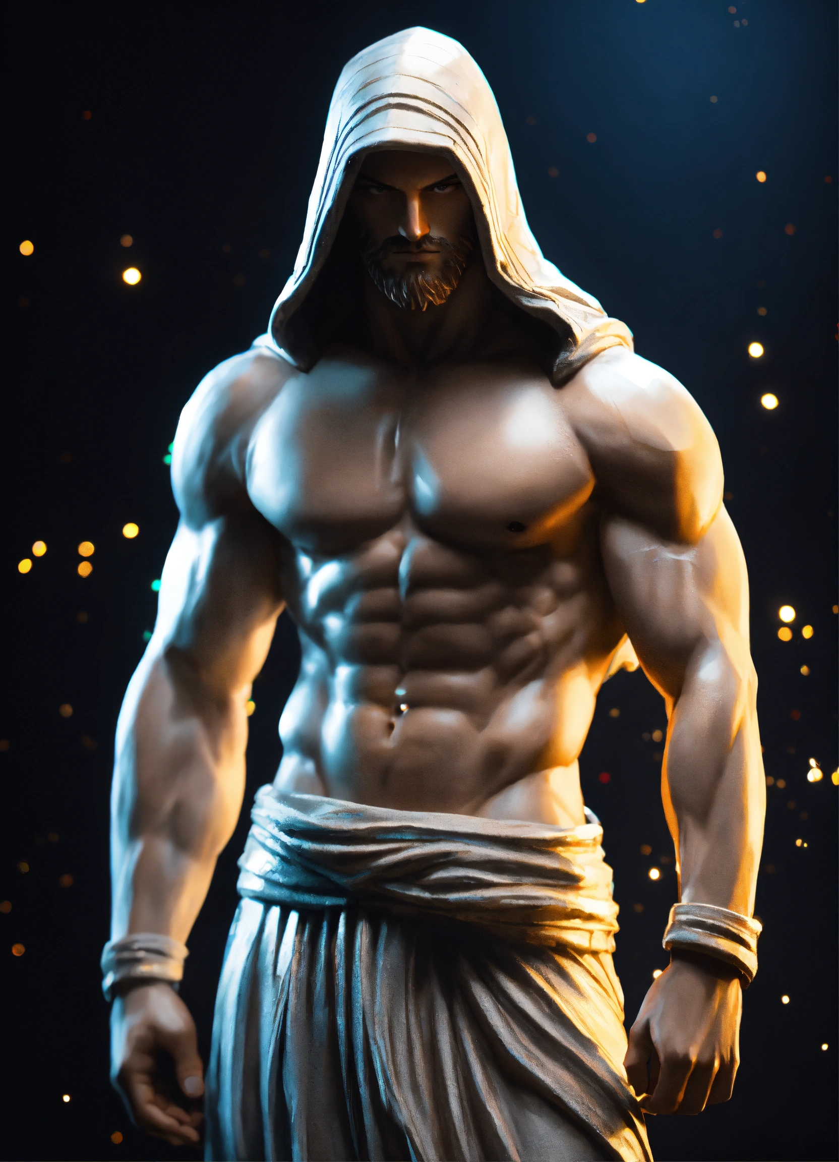 Lexica - Simple muscular greek god statue with middelparting hair with ...