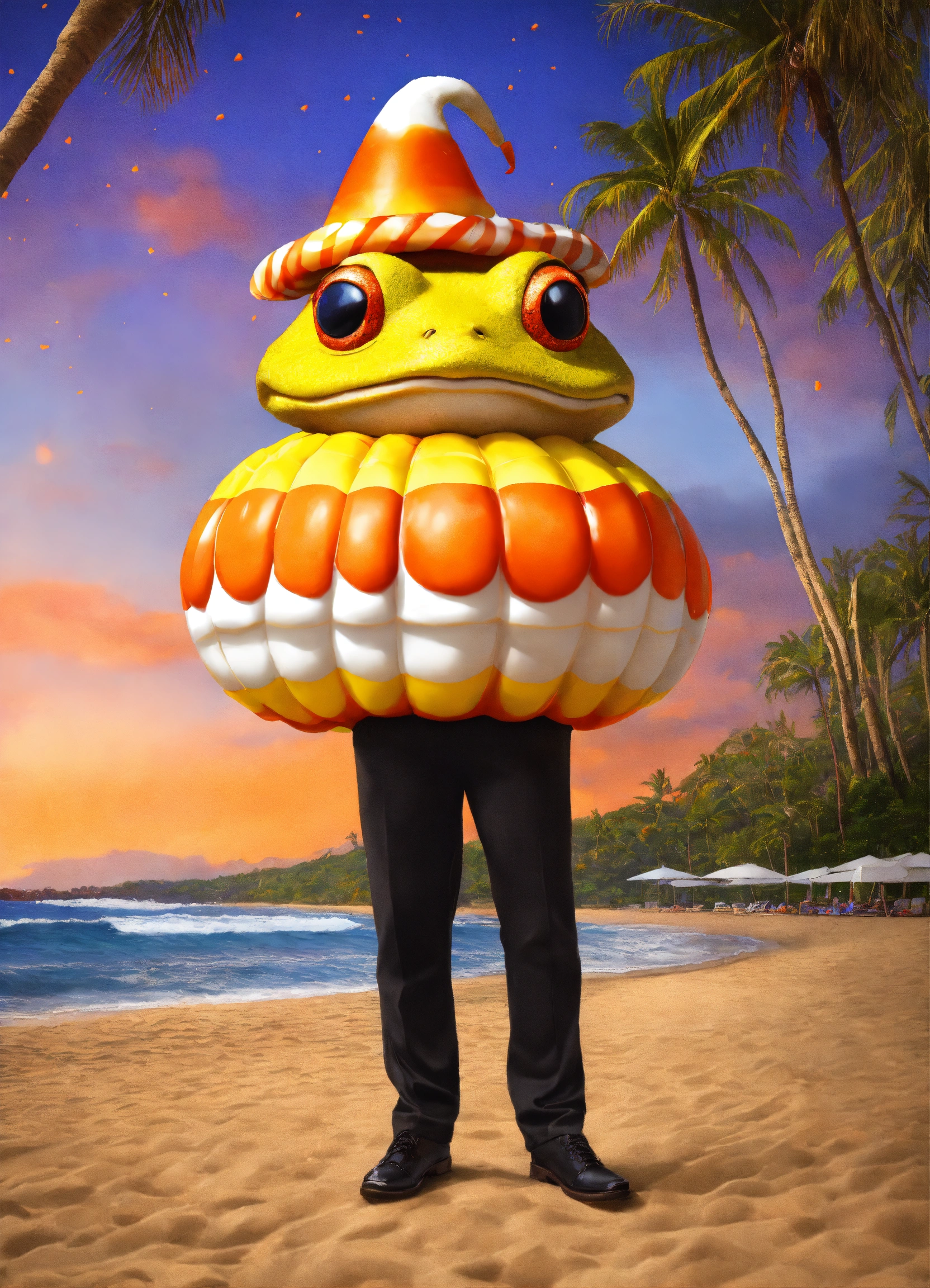 Lexica - Photorealistic Fashion Full body portrait TOAD in a DMT candy ...