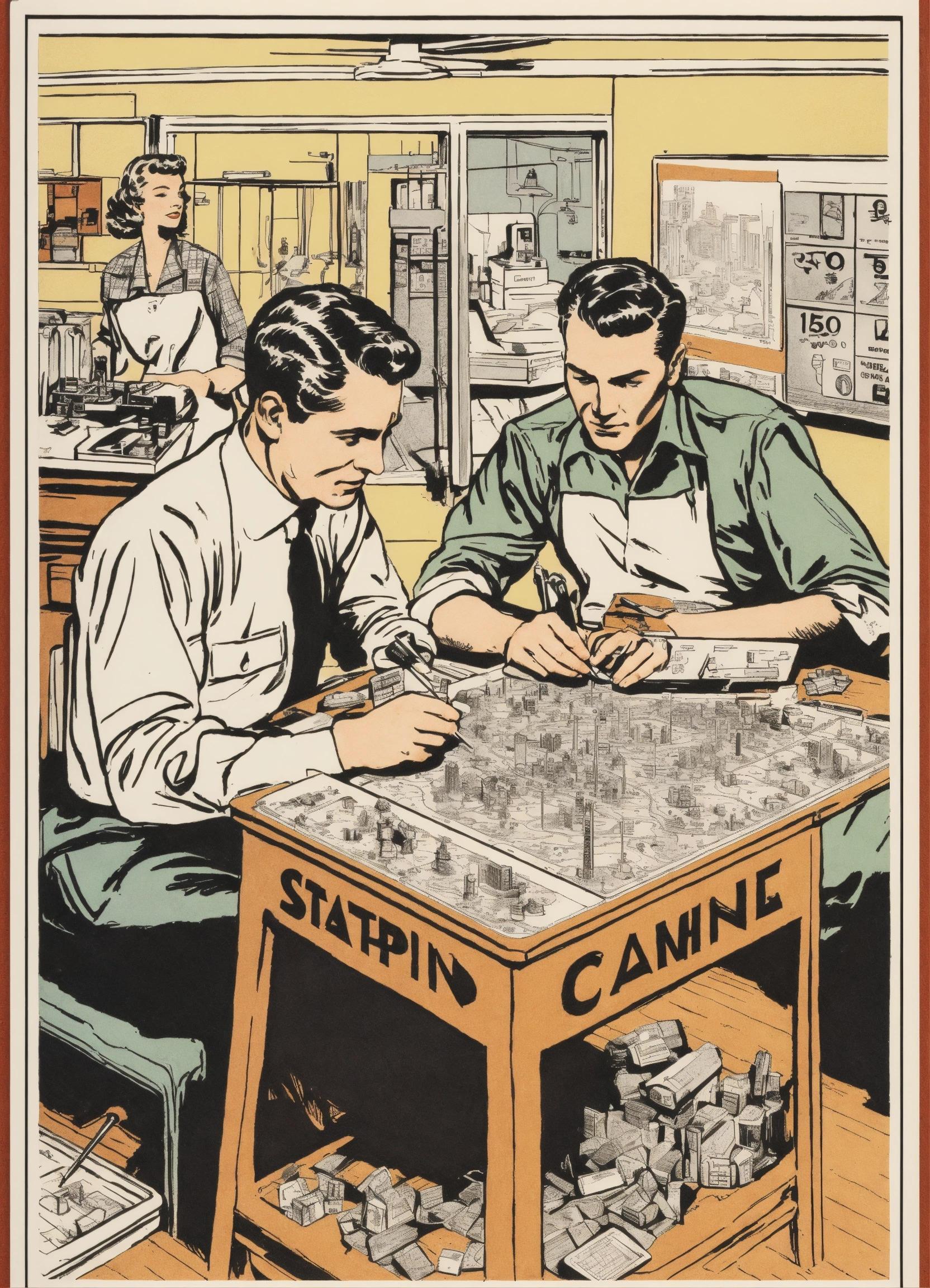 Lexica - Simple 1950s sharpie drawing of the operation board game cover ...