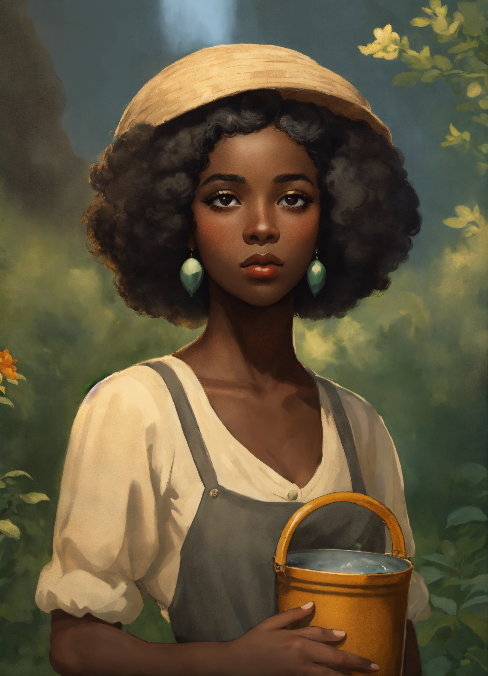 Lexica - A 1930s portrait of an extremely beautiful black-skinned black