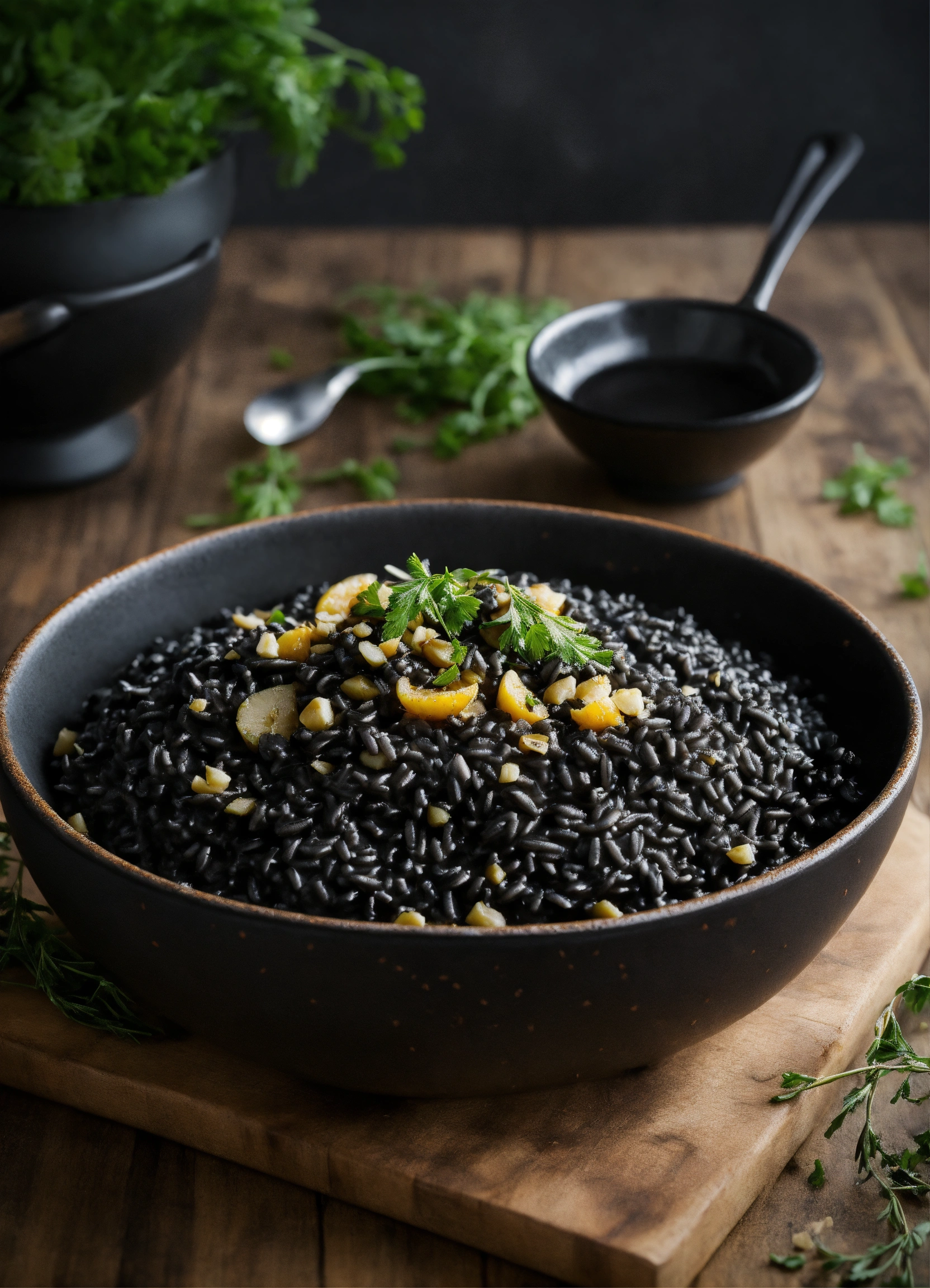 Lexica Realistic black risotto