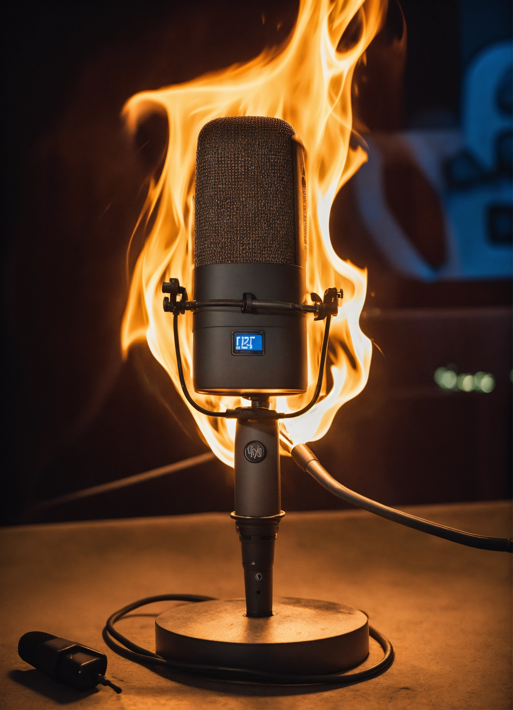 Lexica - Microphone on fire