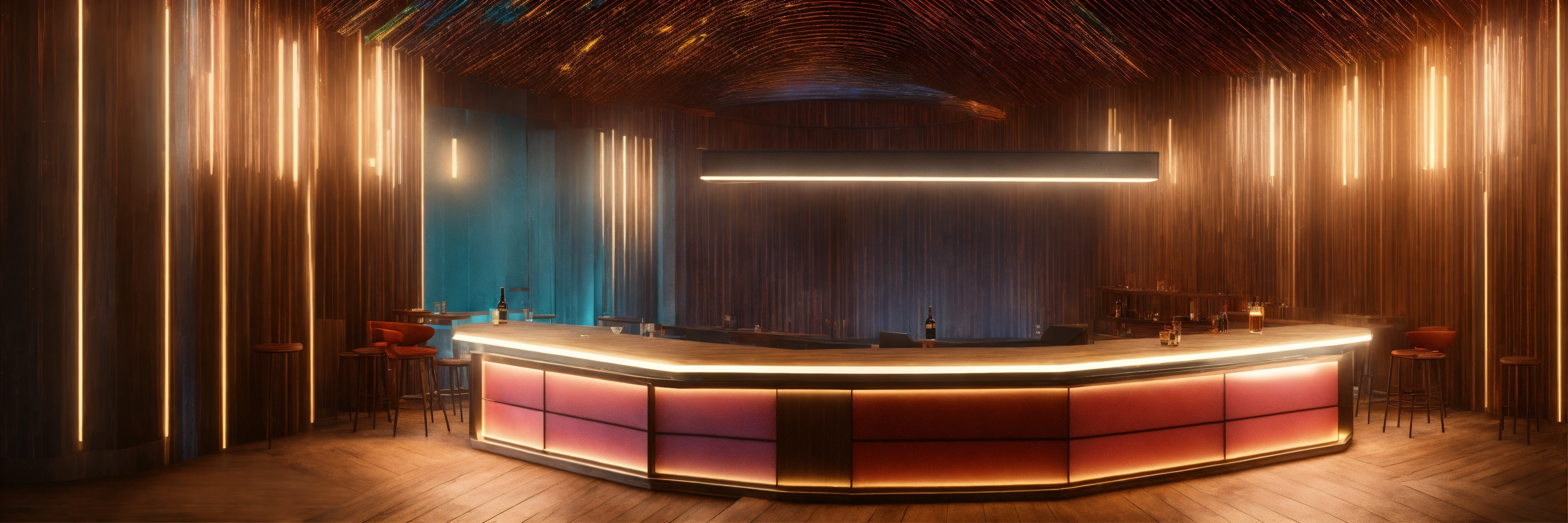 Lexica - Spatial bar, realistic, 8k
