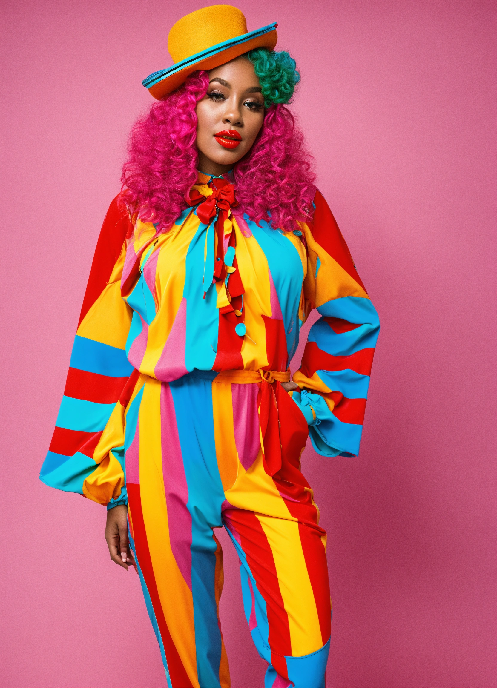 Lexica - Colorful koko the clown jumpsuit