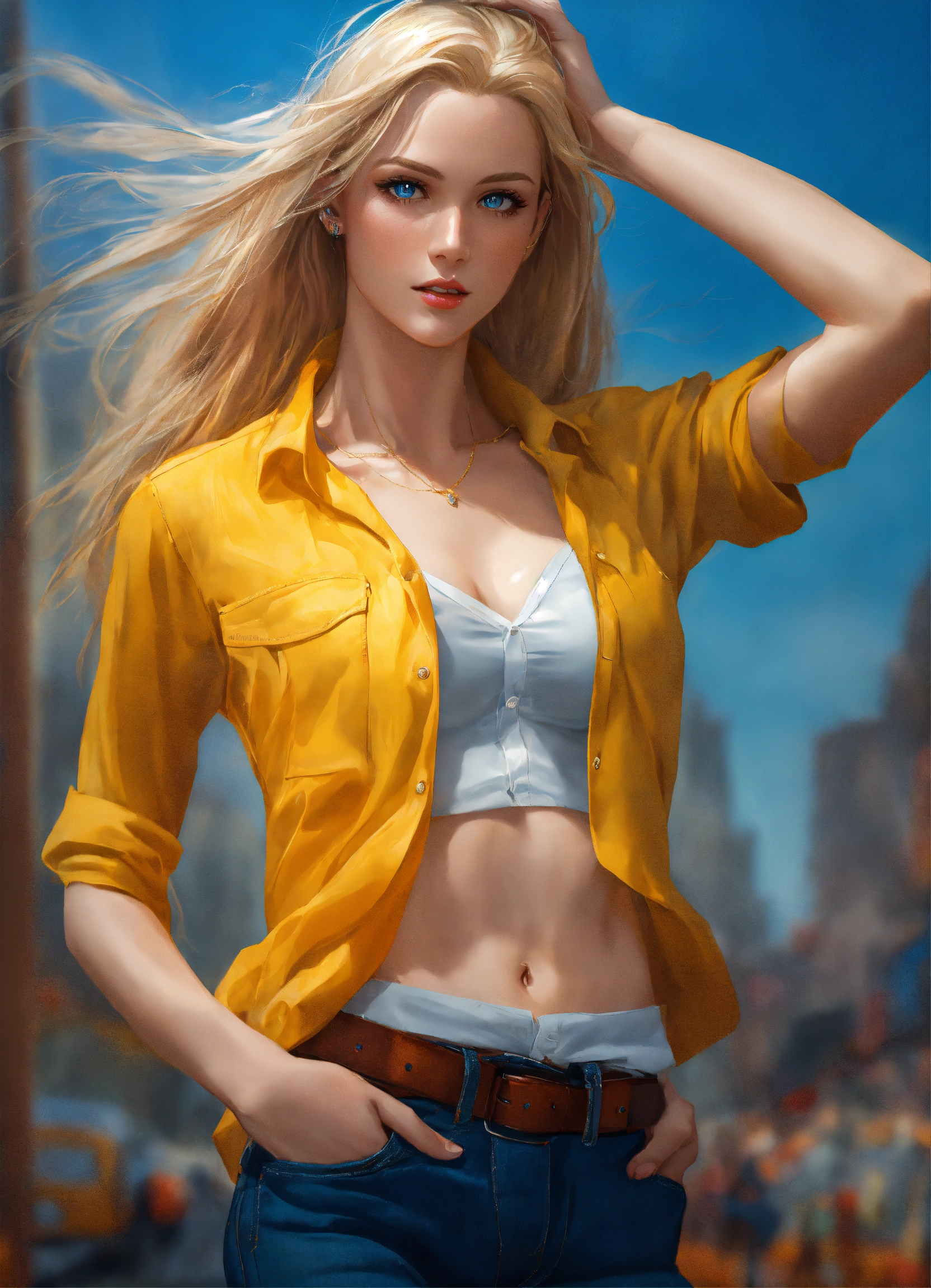 Lexica - Full body potrait of a women transforming into a tall woman ...