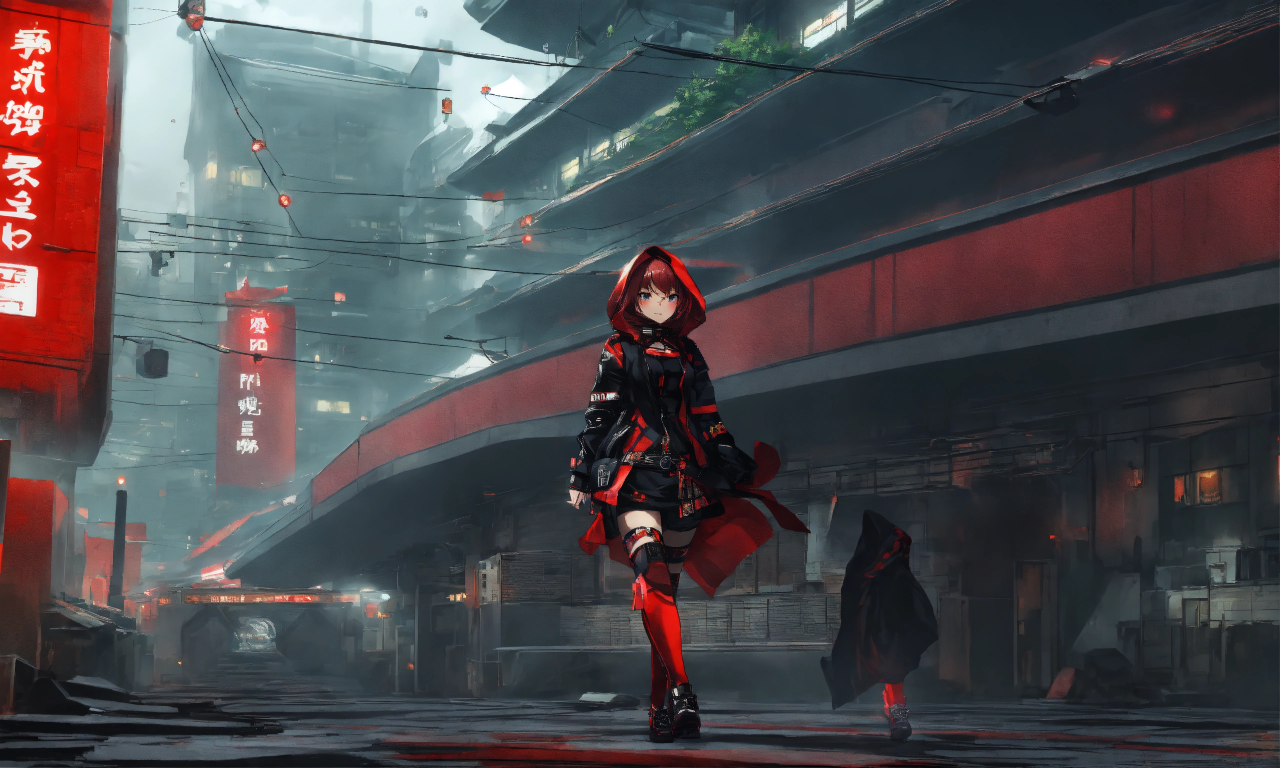 Lexica - Red and black matryoshka girl based on Makina Hoshimura ...