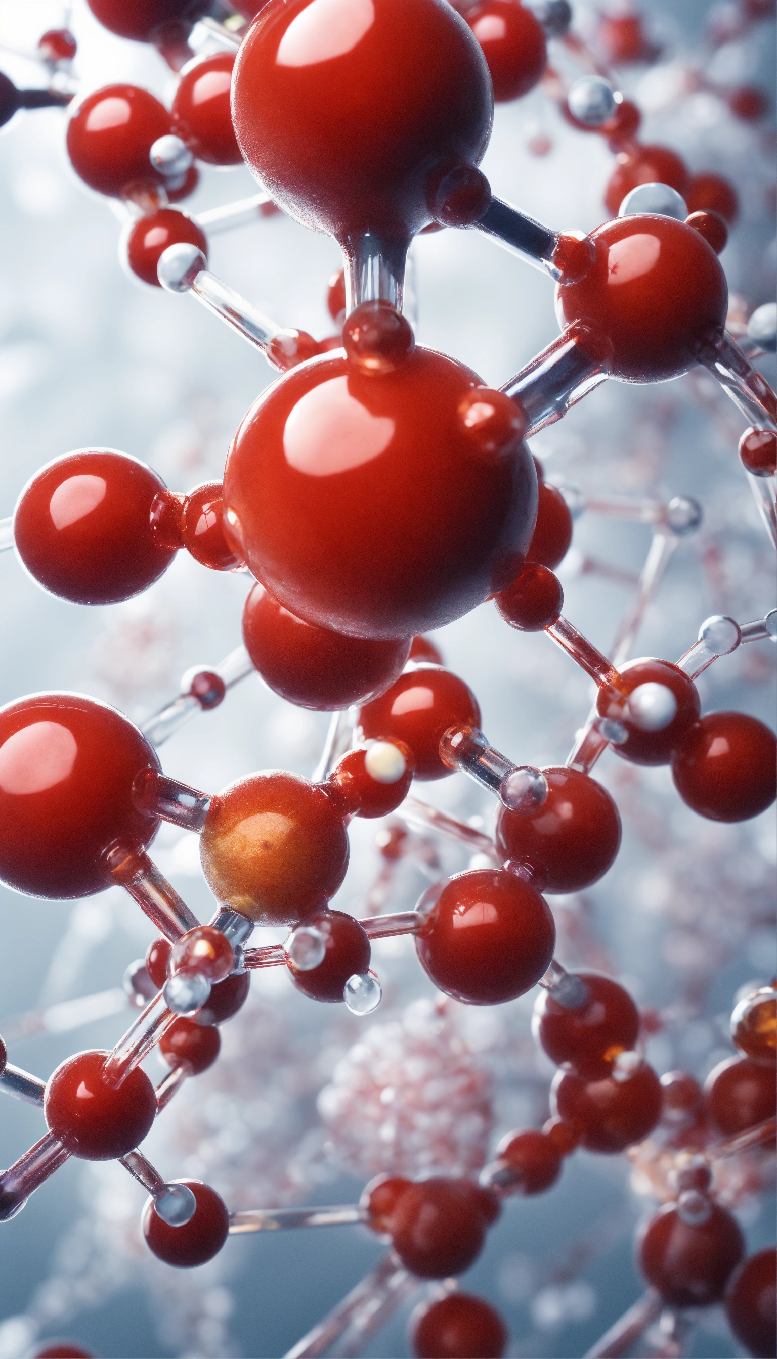 Lexica - An image of a molecule on a white background, by Chris Rahn ...