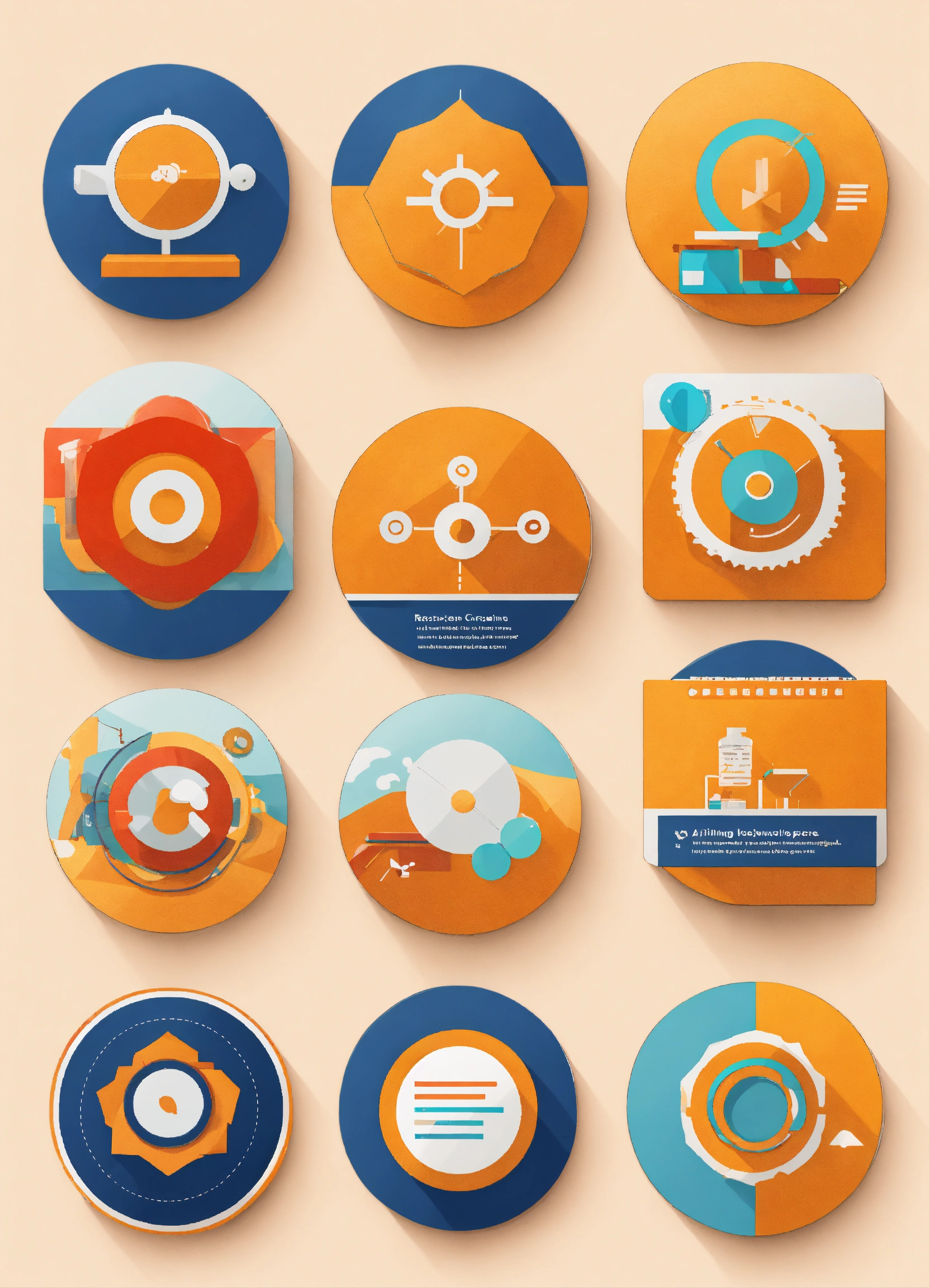 Lexica - I need a circle shape icon for a training program/course on ...