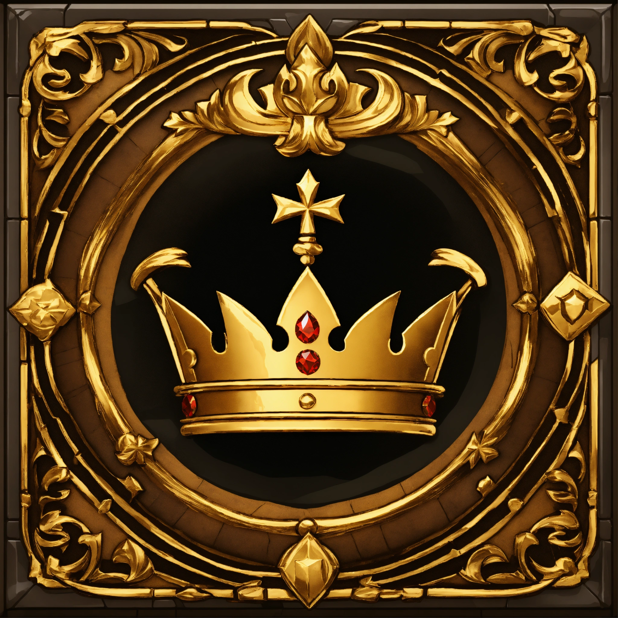 Lexica - 2d kings crown icon for game, single crown, bible crown, gold ...