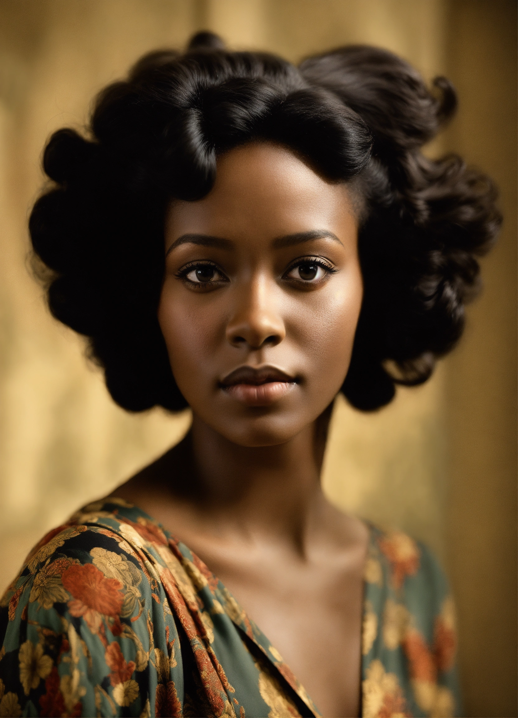 Lexica - A 1930s head to toe portrait of an extremely beautiful dark