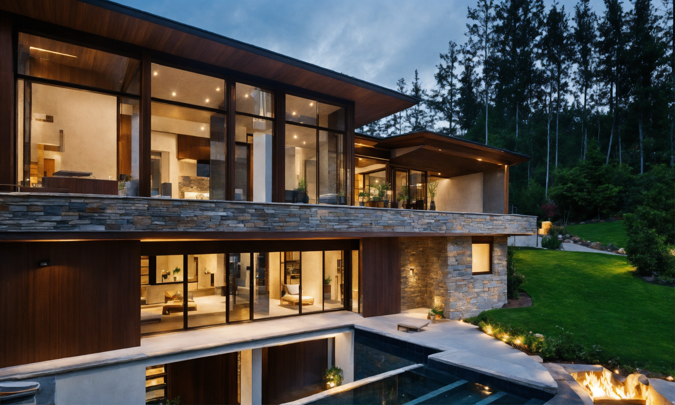 Lexica - Natural stone facade of the house