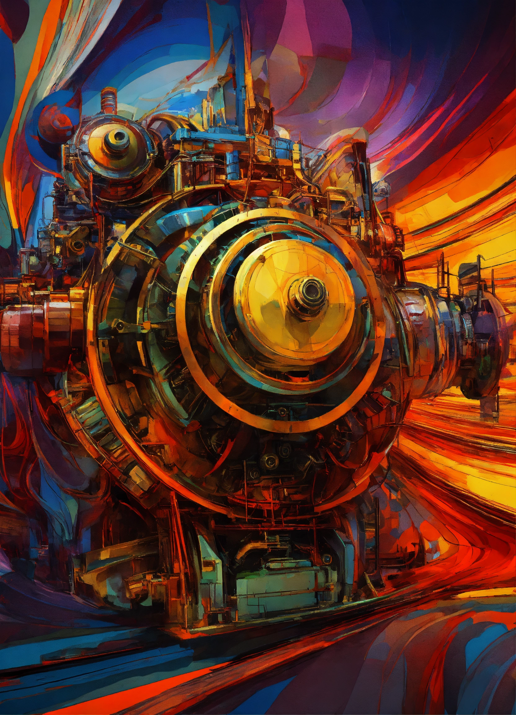 Lexica - Abstract art big engine