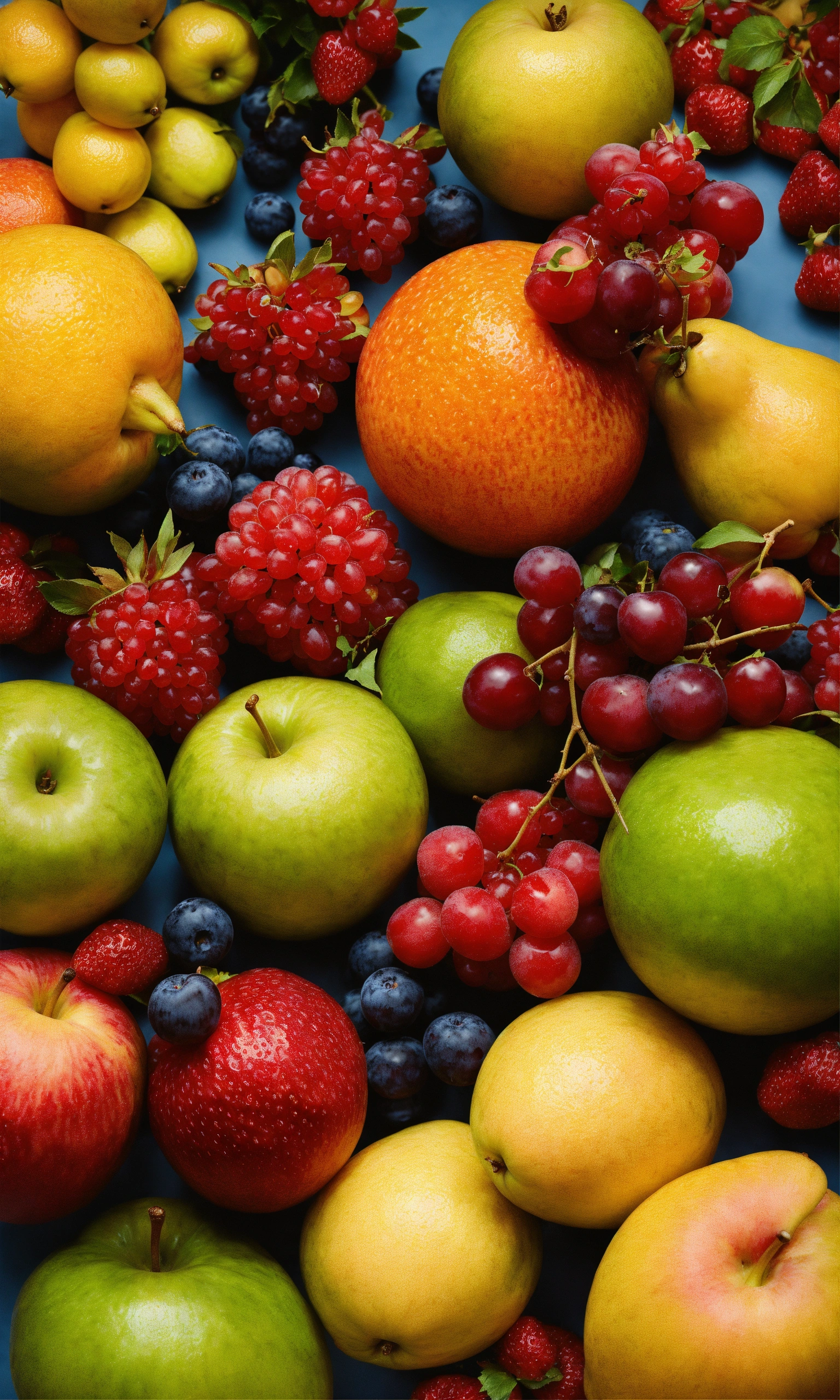 Lexica - Looking down, photorealistic, minimalistic, lots of fruit