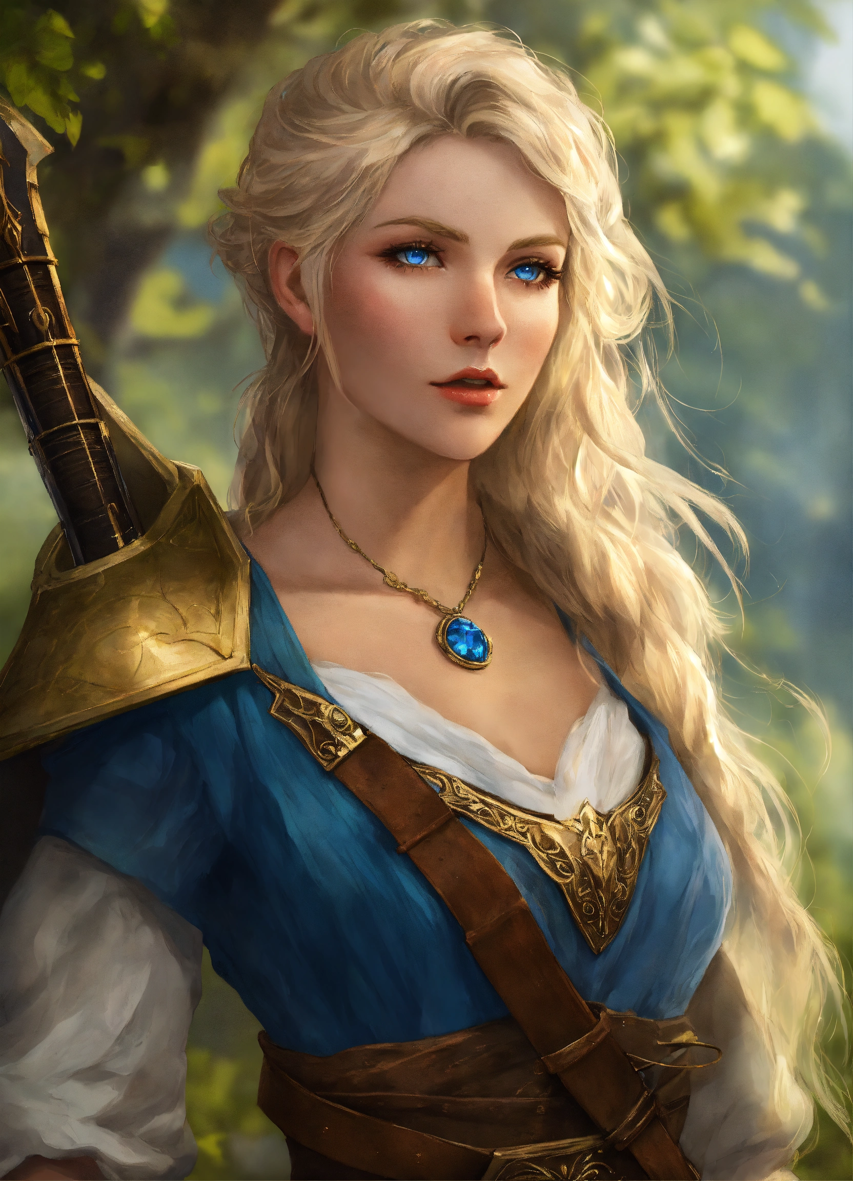 Lexica Heroic Fantasy Brythunian Woman Twenty Years Old Blond Hair Blue Eyes Shes A Bard 