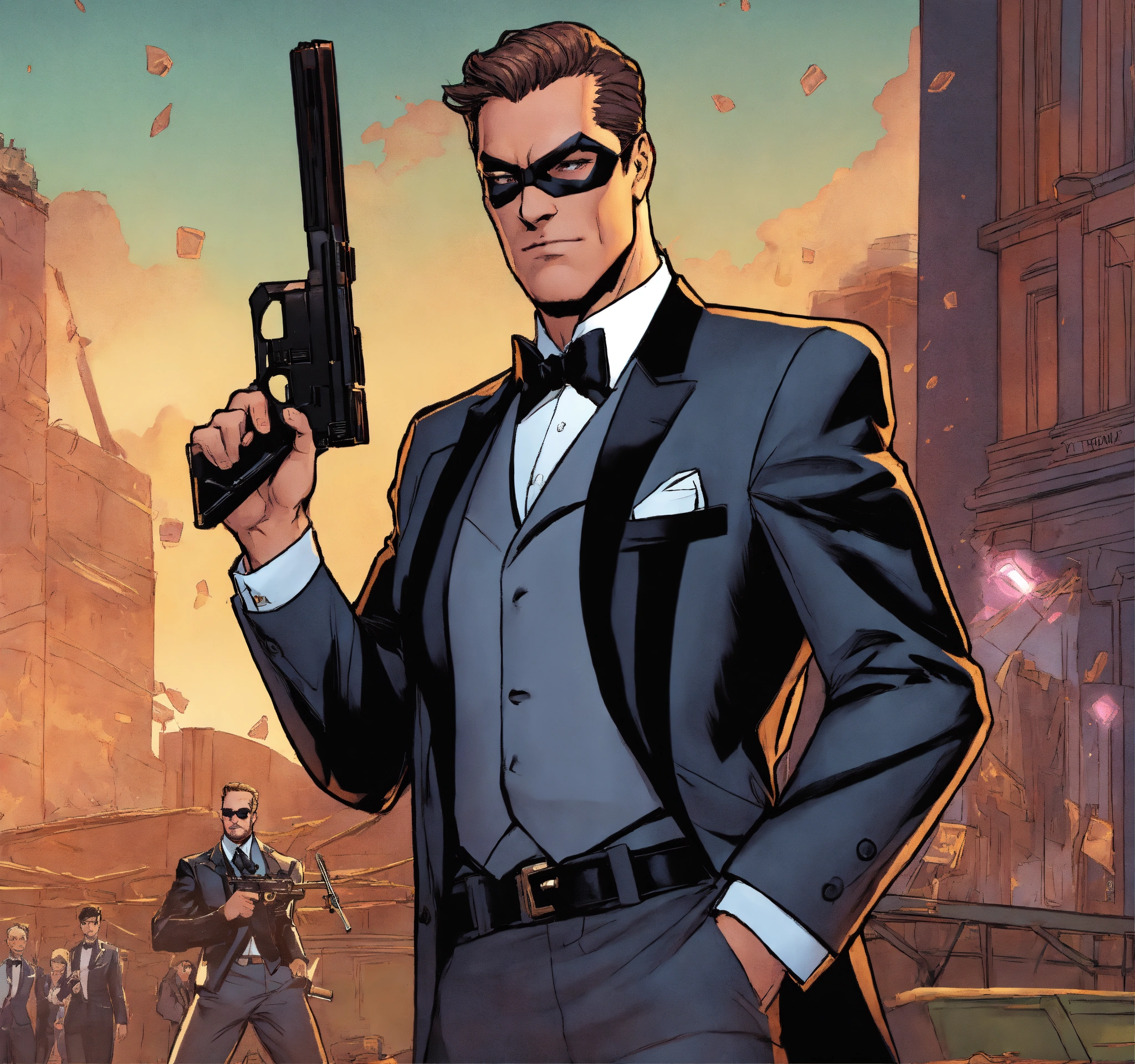 Lexica - Marvel diamondback willis stryker holding two pistols forward ...