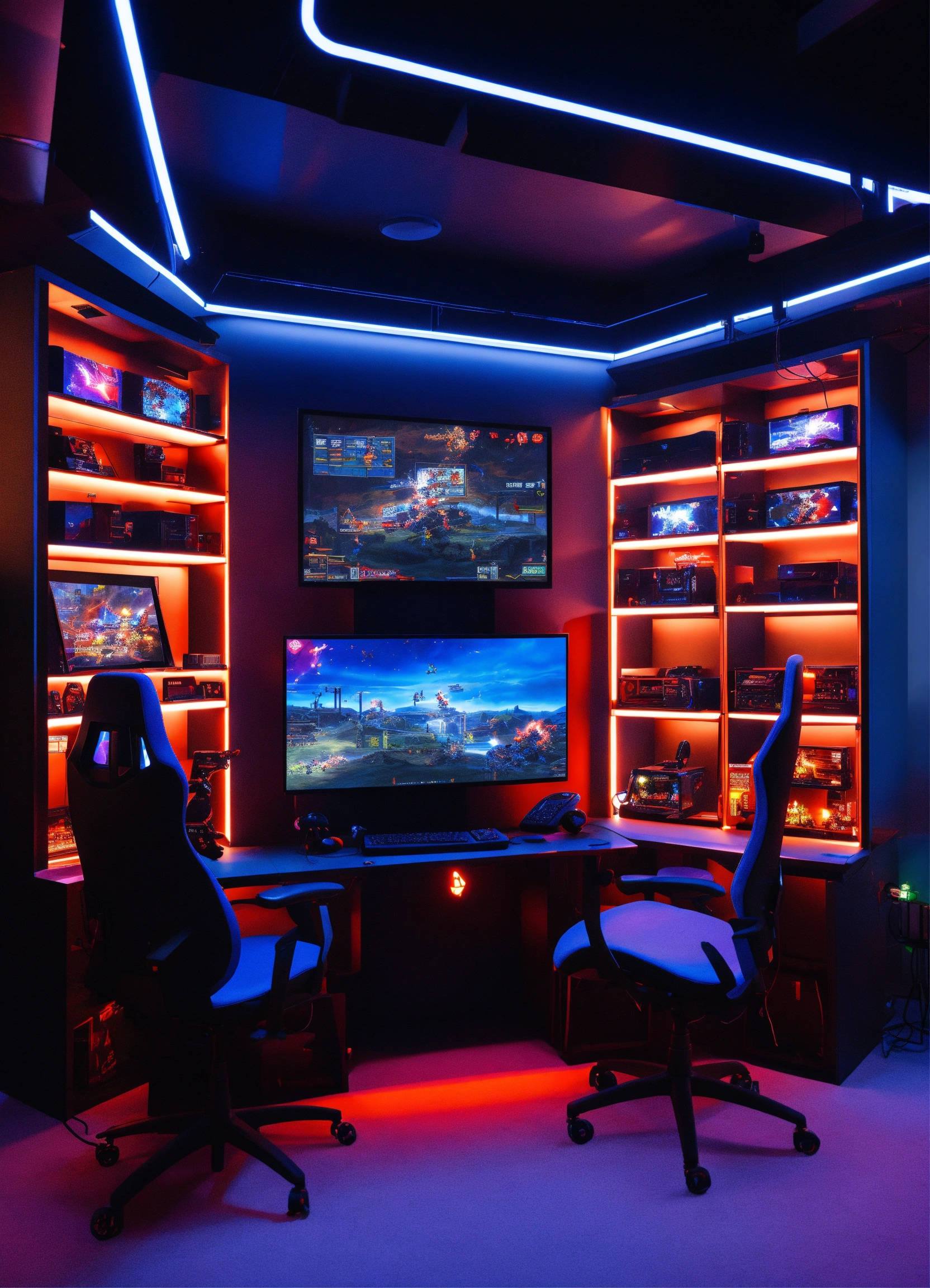 Lexica - A modular gaming station designed with lighting games, screens ...