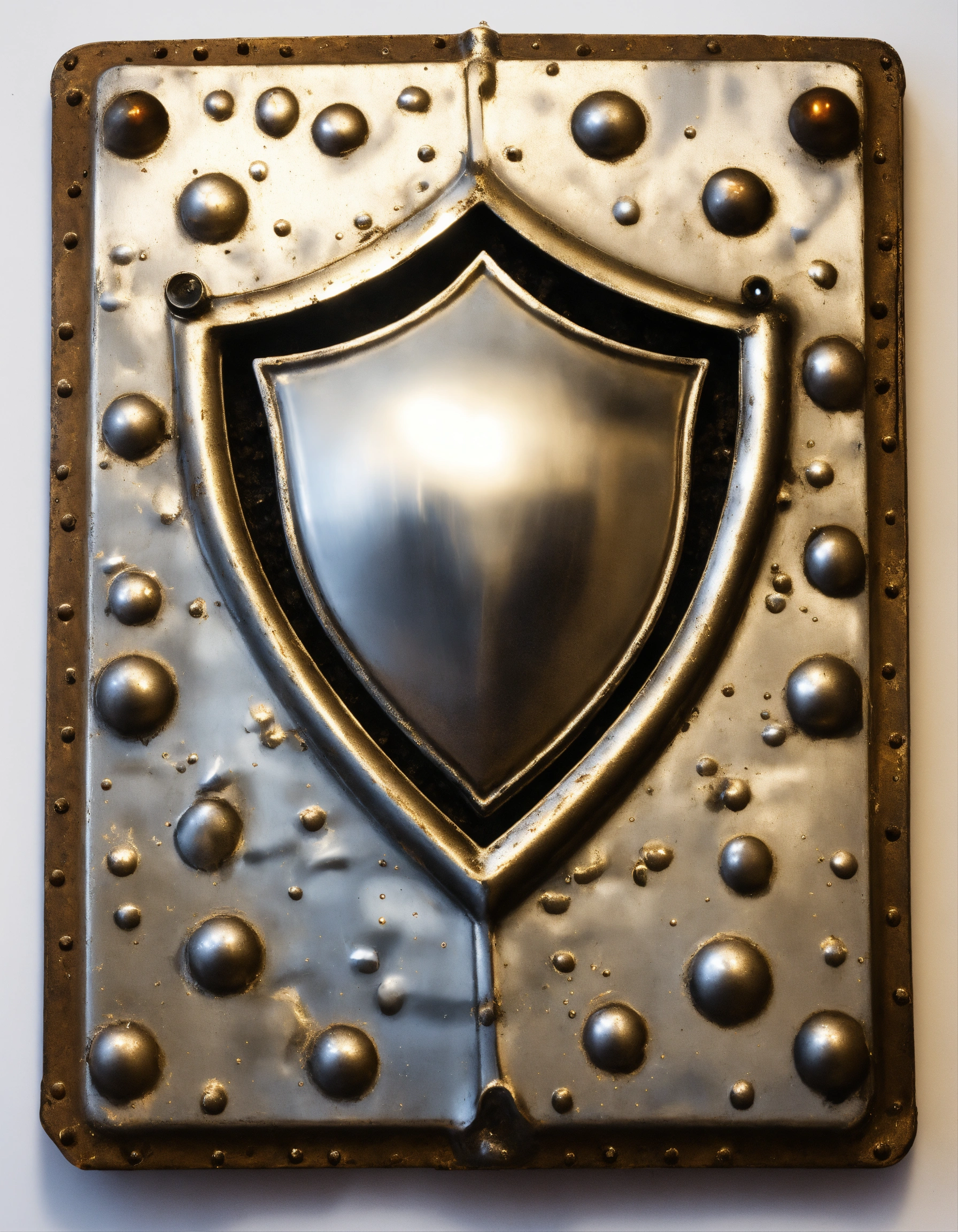 Lexica - A metal shield with a water drop symbol in the middle, white ...