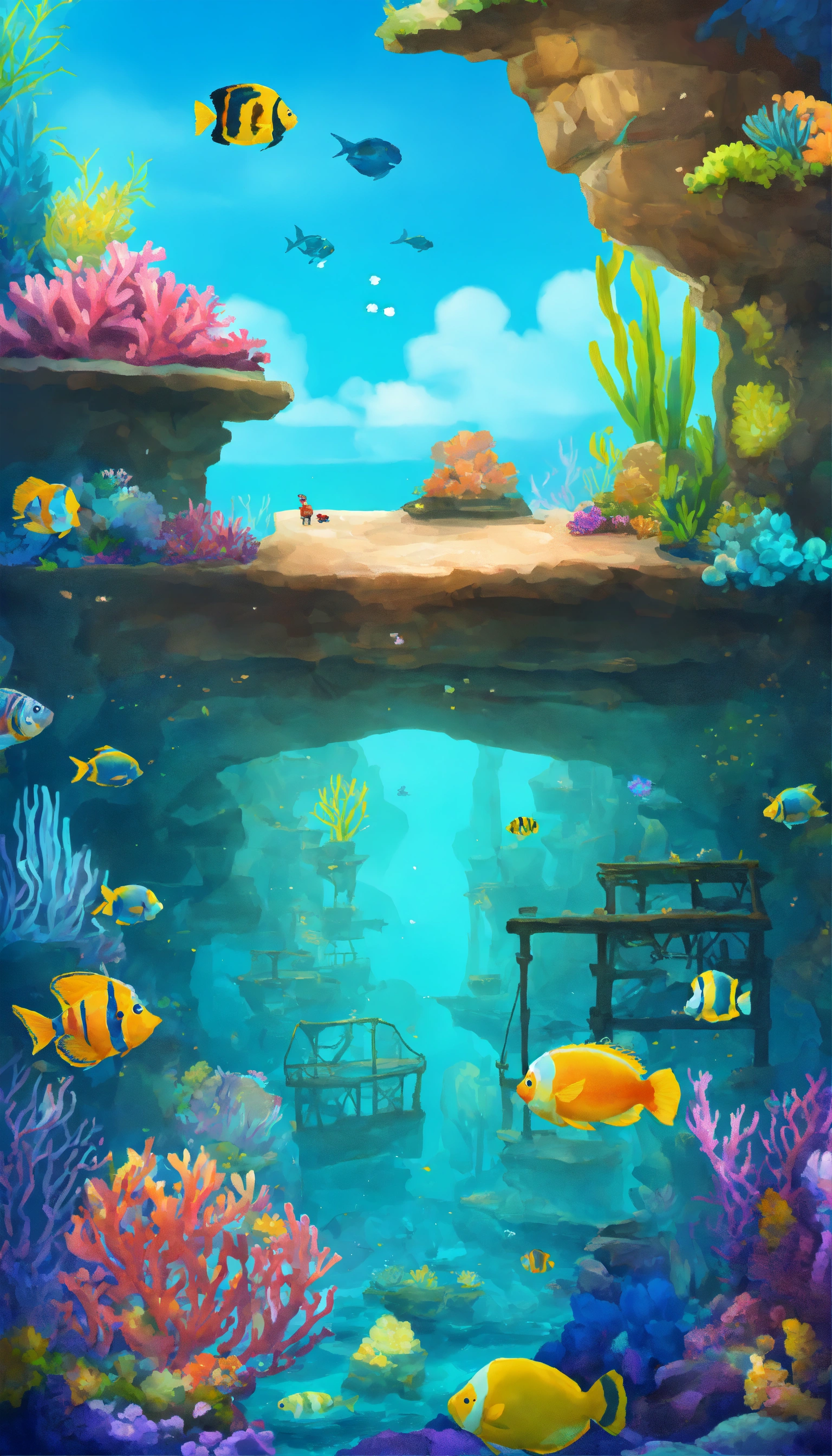 Lexica - Plataforma 2d game Great Barrier Reef