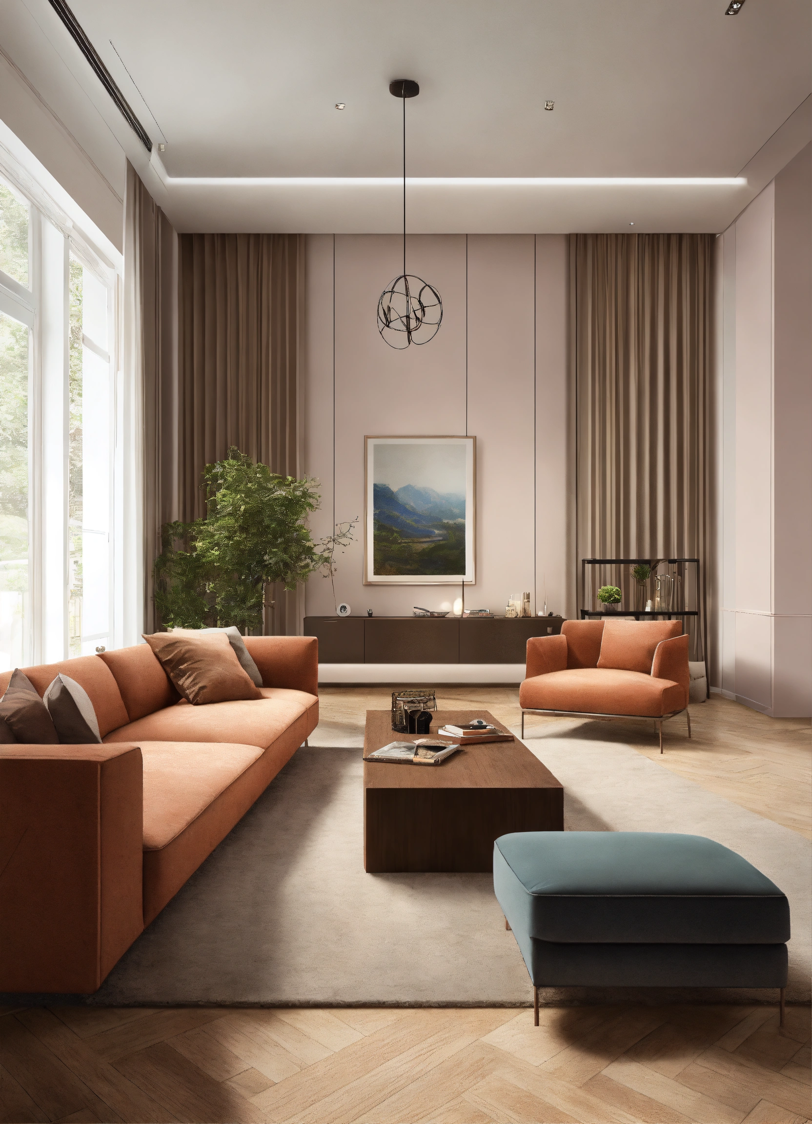 Lexica - Generate a highly realistic image of a contemporary design in ...
