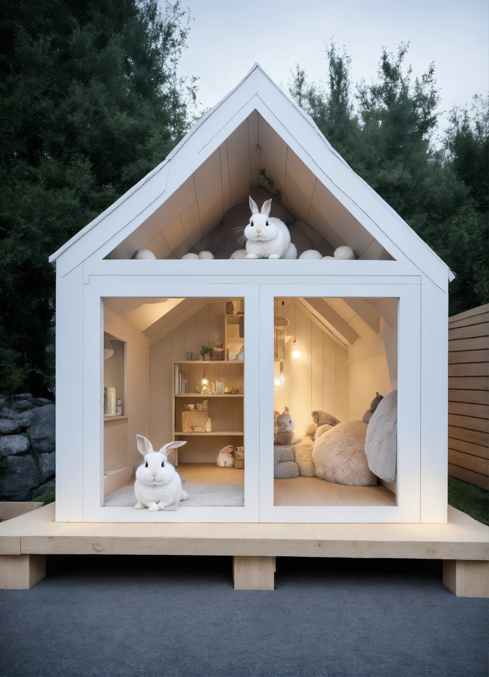 Lexica - Description of the House Inspired by a Rabbit The rabbit ...