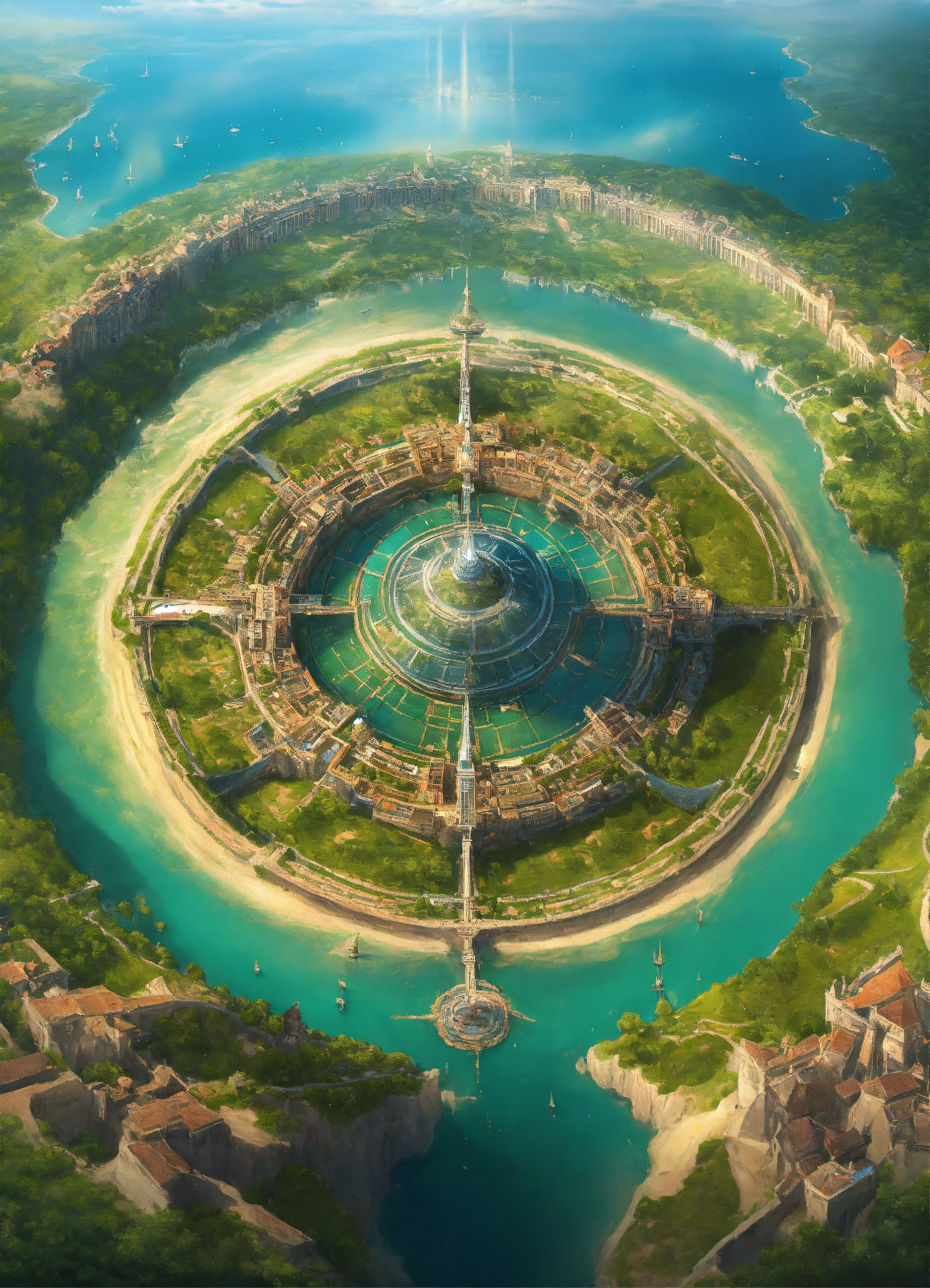 Lexica - Capital city surrounded by a large ring of water. . the ring ...