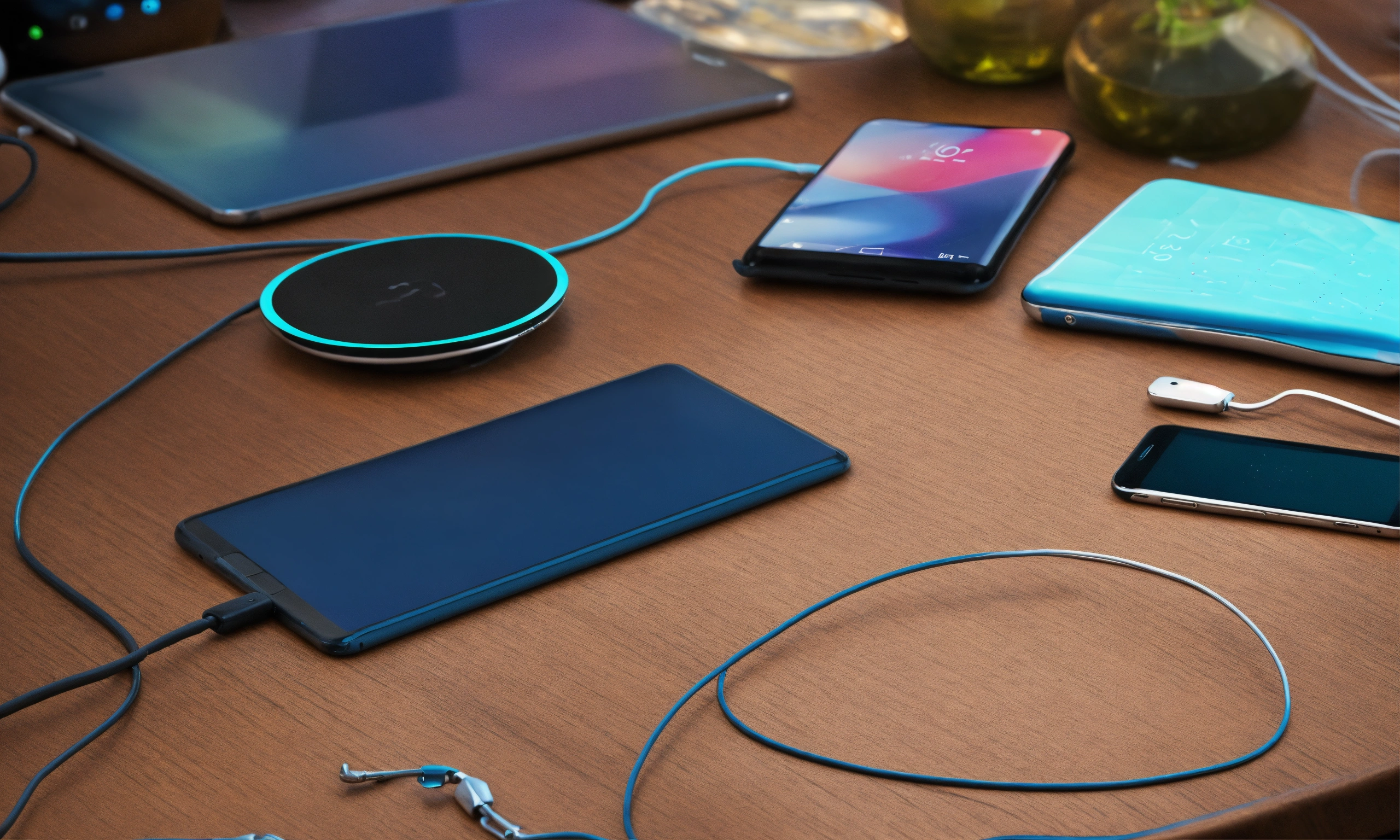 Lexica - Gadgets and mobile phones are on the table.