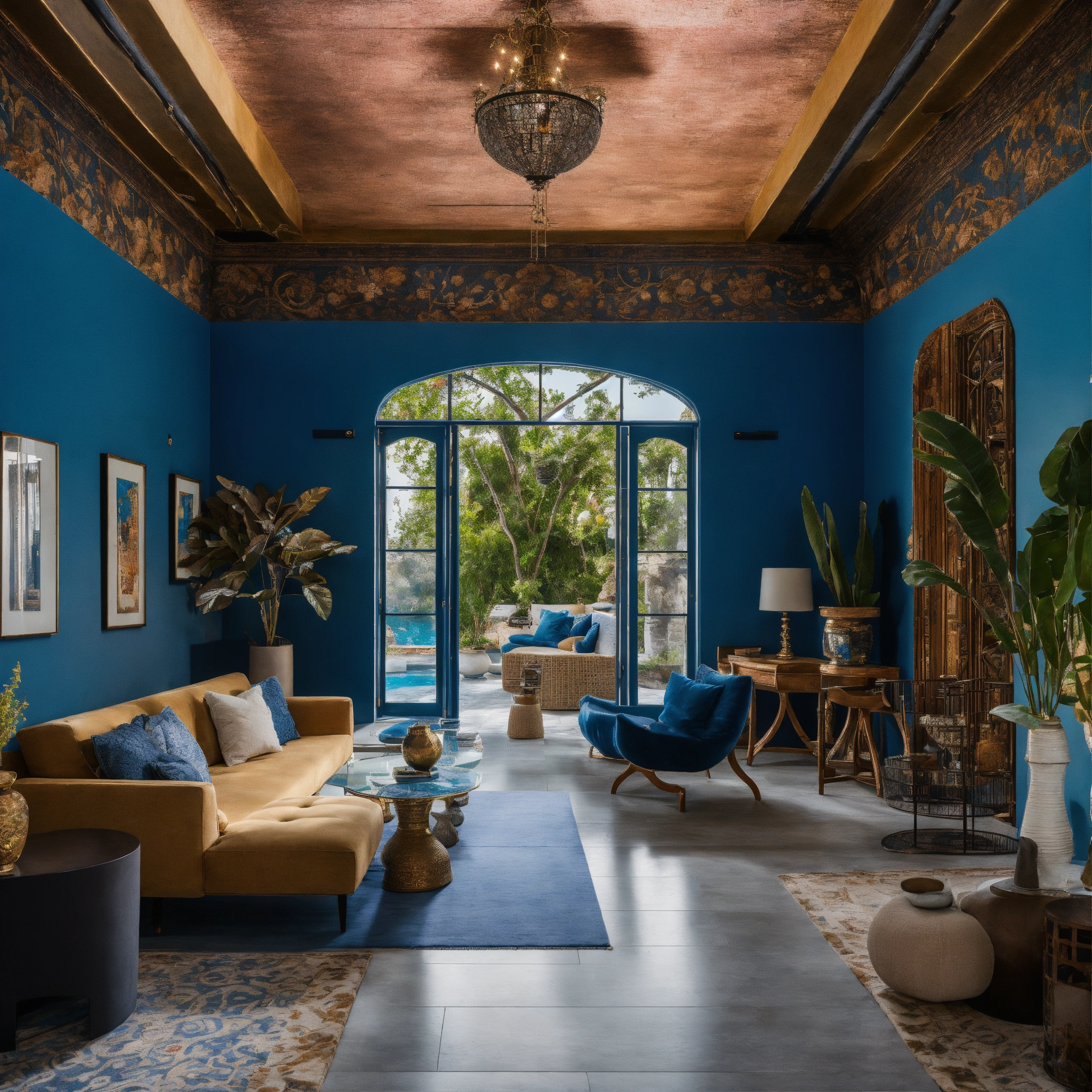 Lexica - Before and after interior design showcasing a villa ...