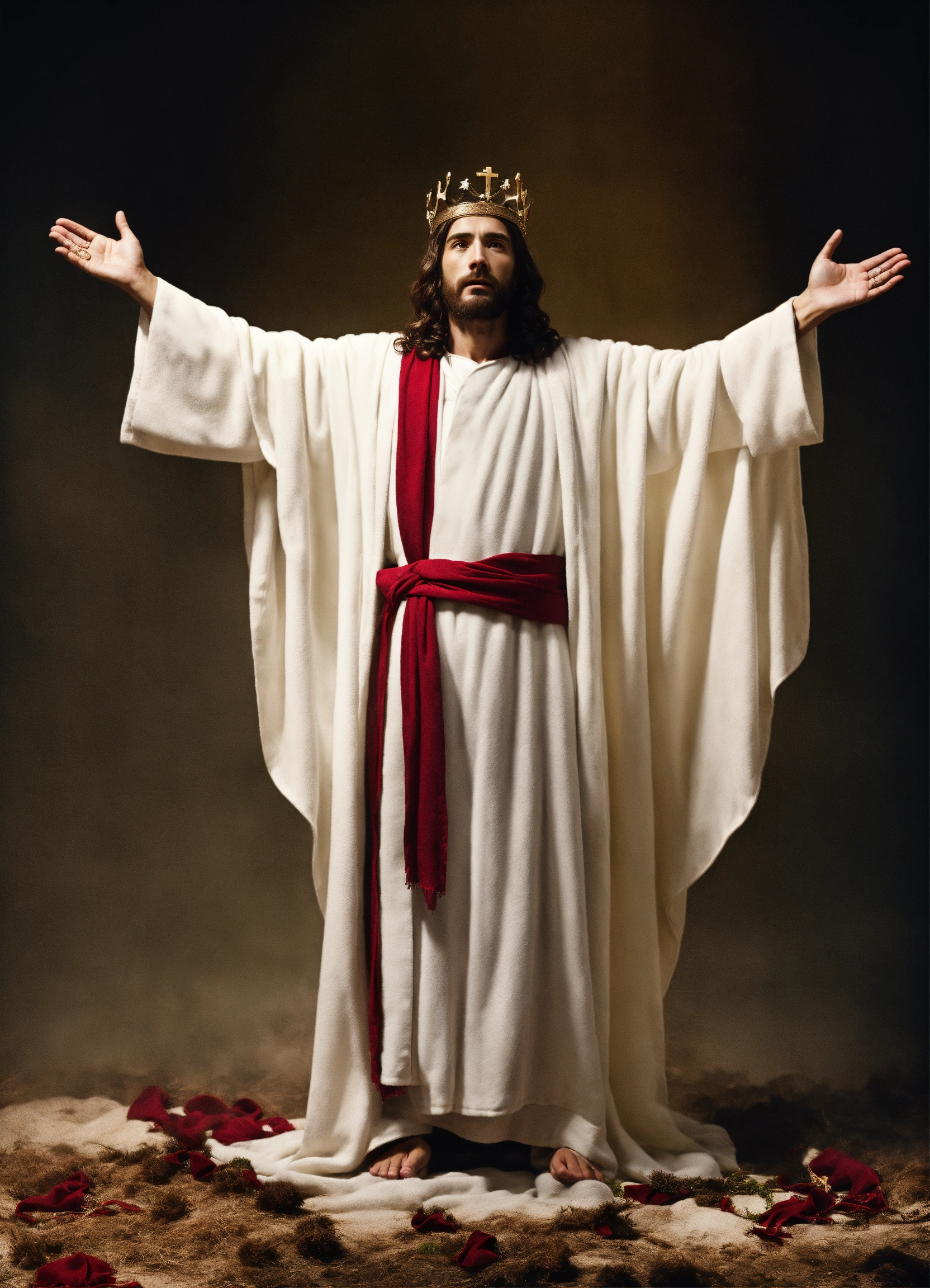 Lexica - Jesus Christ, realistic photography, dressed, people ...