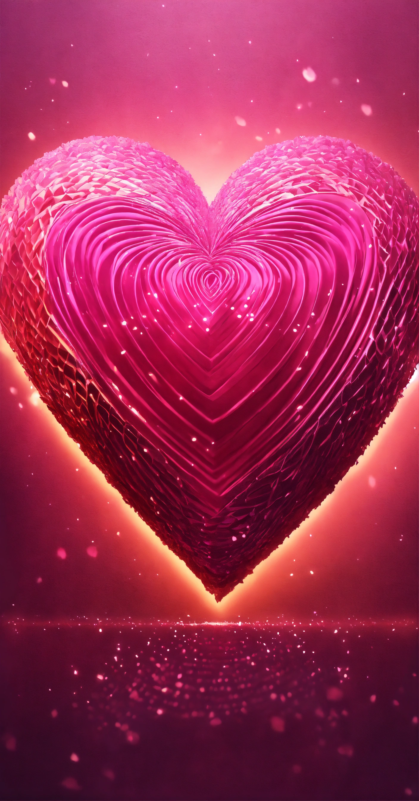 Lexica - Corazon rosado hermoso y perfecto, detallado, ilustración ...