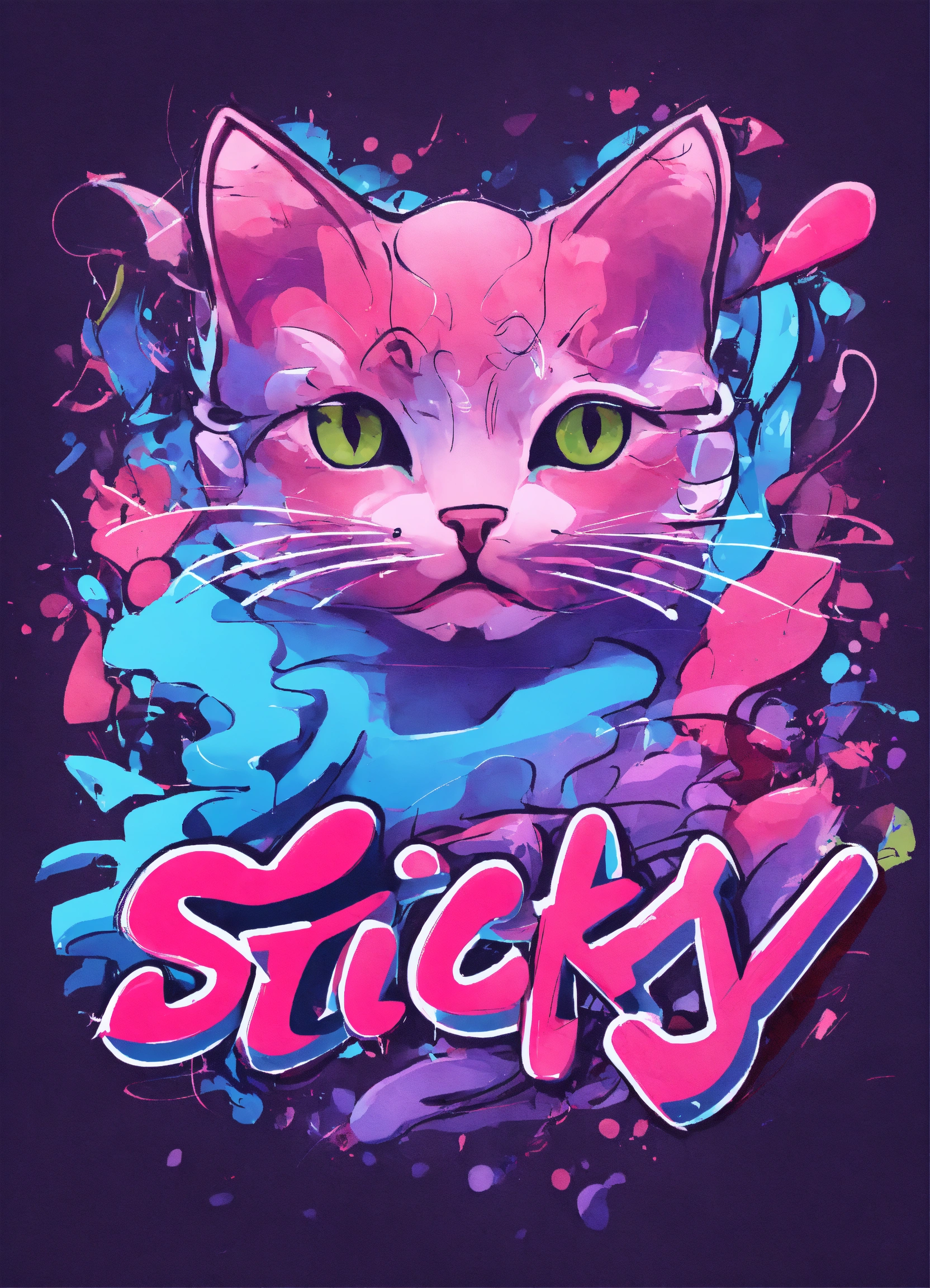 Lexica - Generate a graffiti logo in cursive graffiti art that says ...