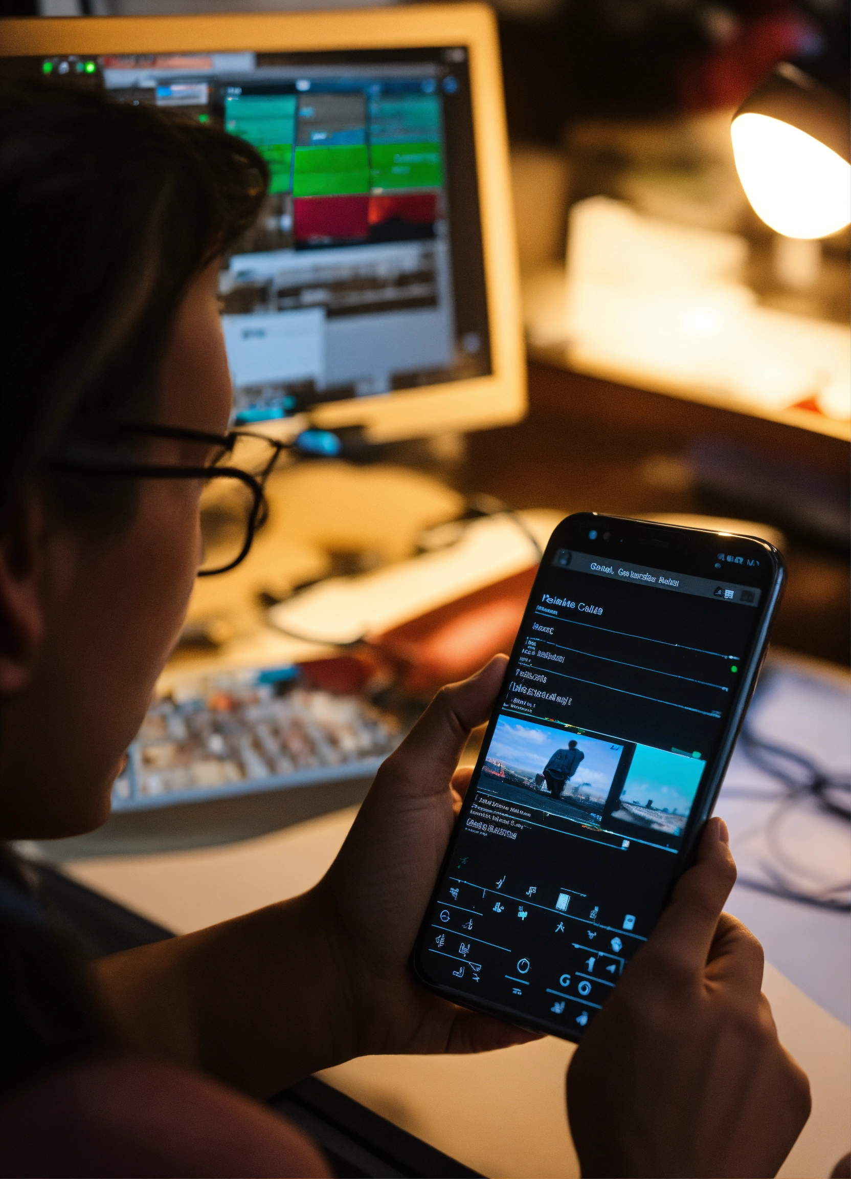 Lexica - Cell phone being edited