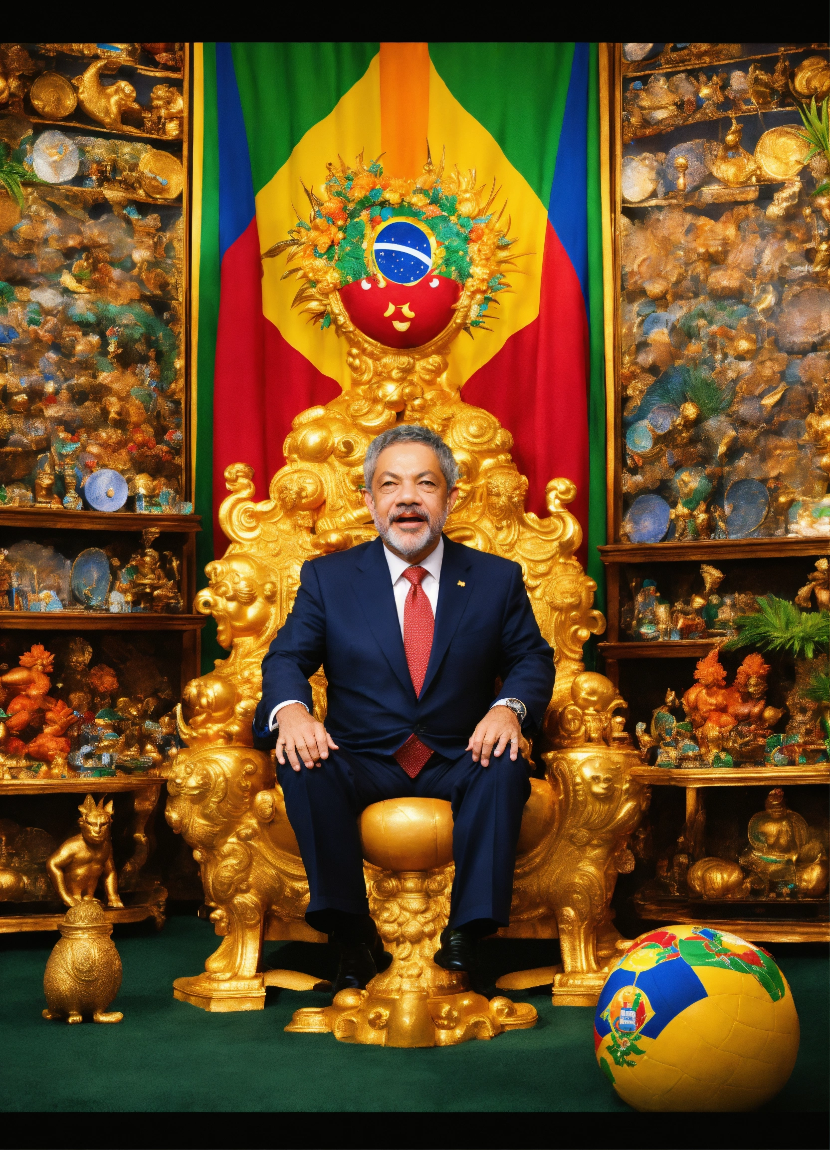 Lexica - Real+ style president of brazil lula together with extinct ...