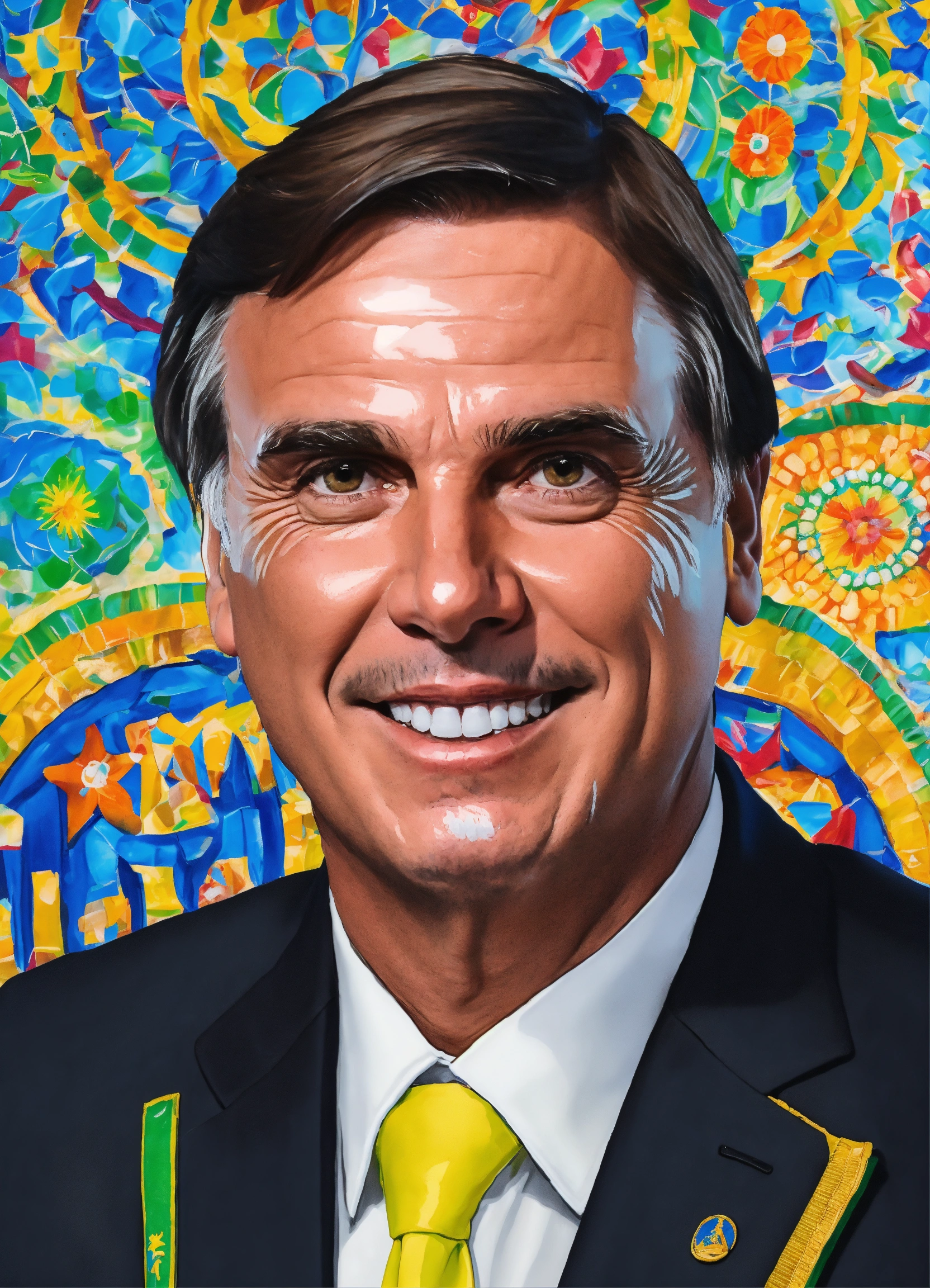 Lexica - Draw Jair Messias Bolsonaro