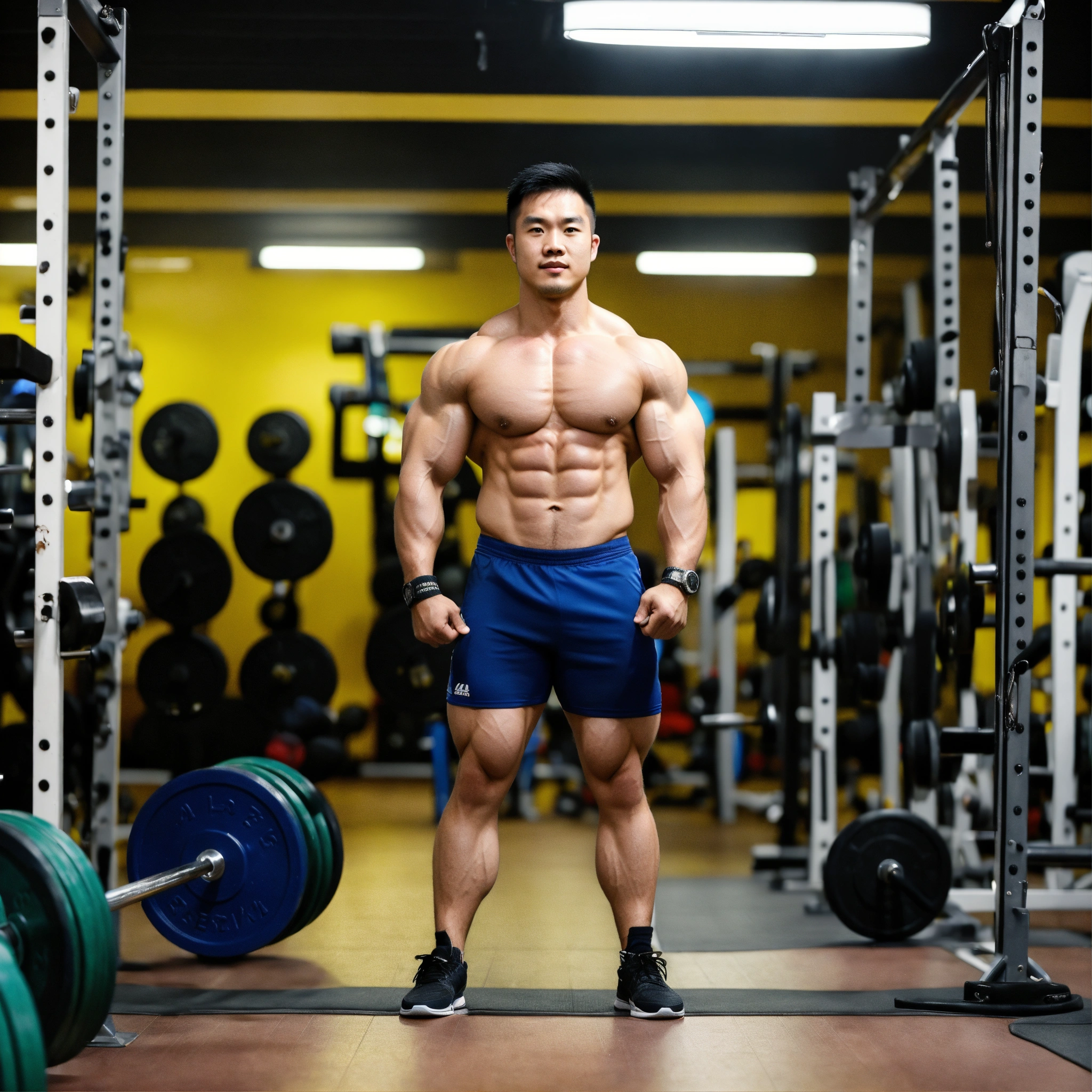 Lexica - 30-year-old hairy man with big muscles, Bryan Leung Kar-yan ...