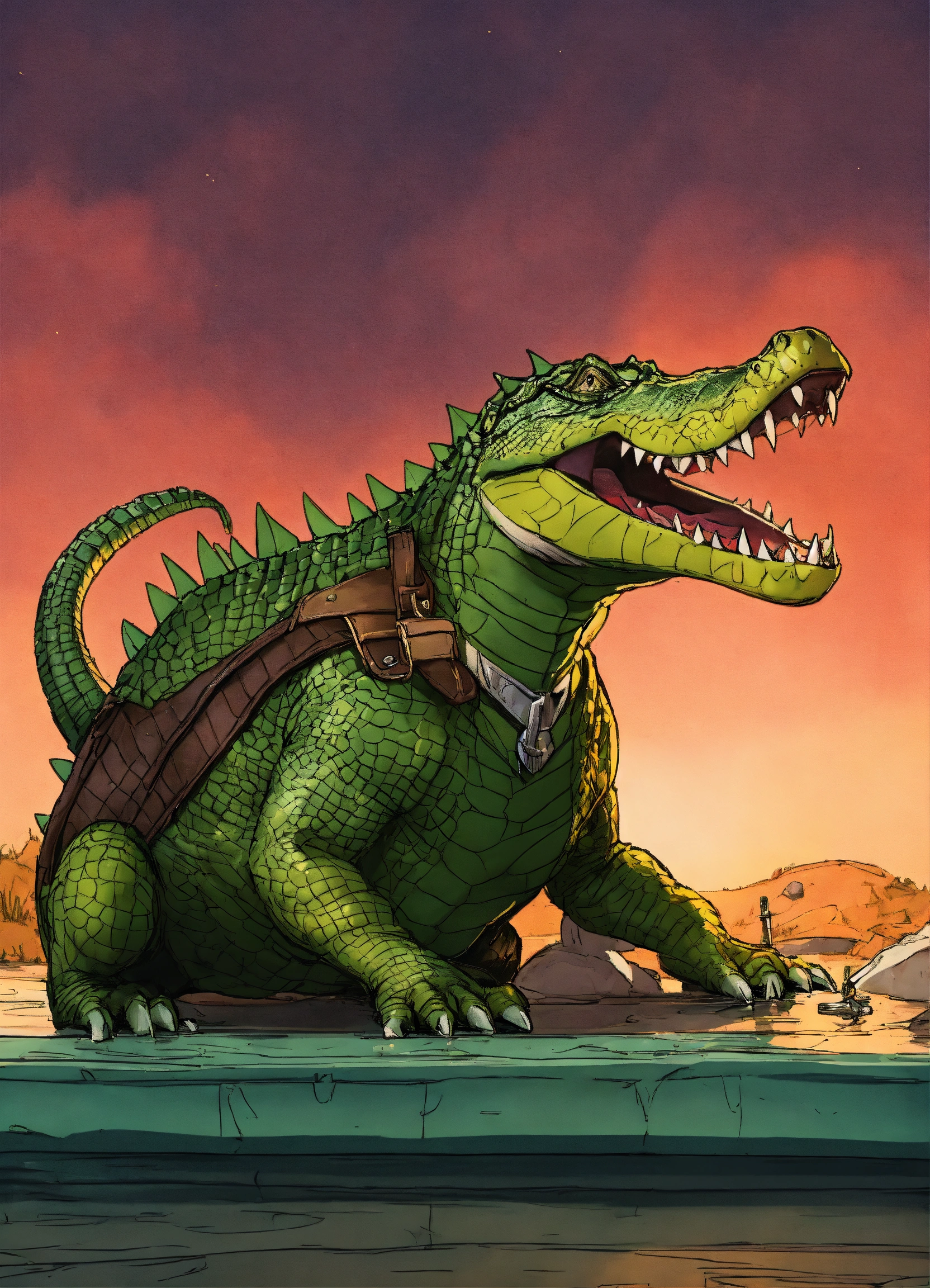Lexica - Marvel alligator loki loki tv show in action without words or ...