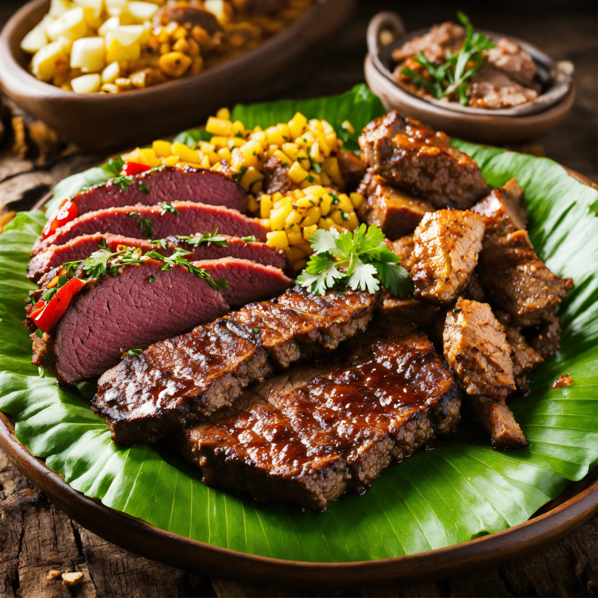 Lexica - Assorted African meat barbecue platter