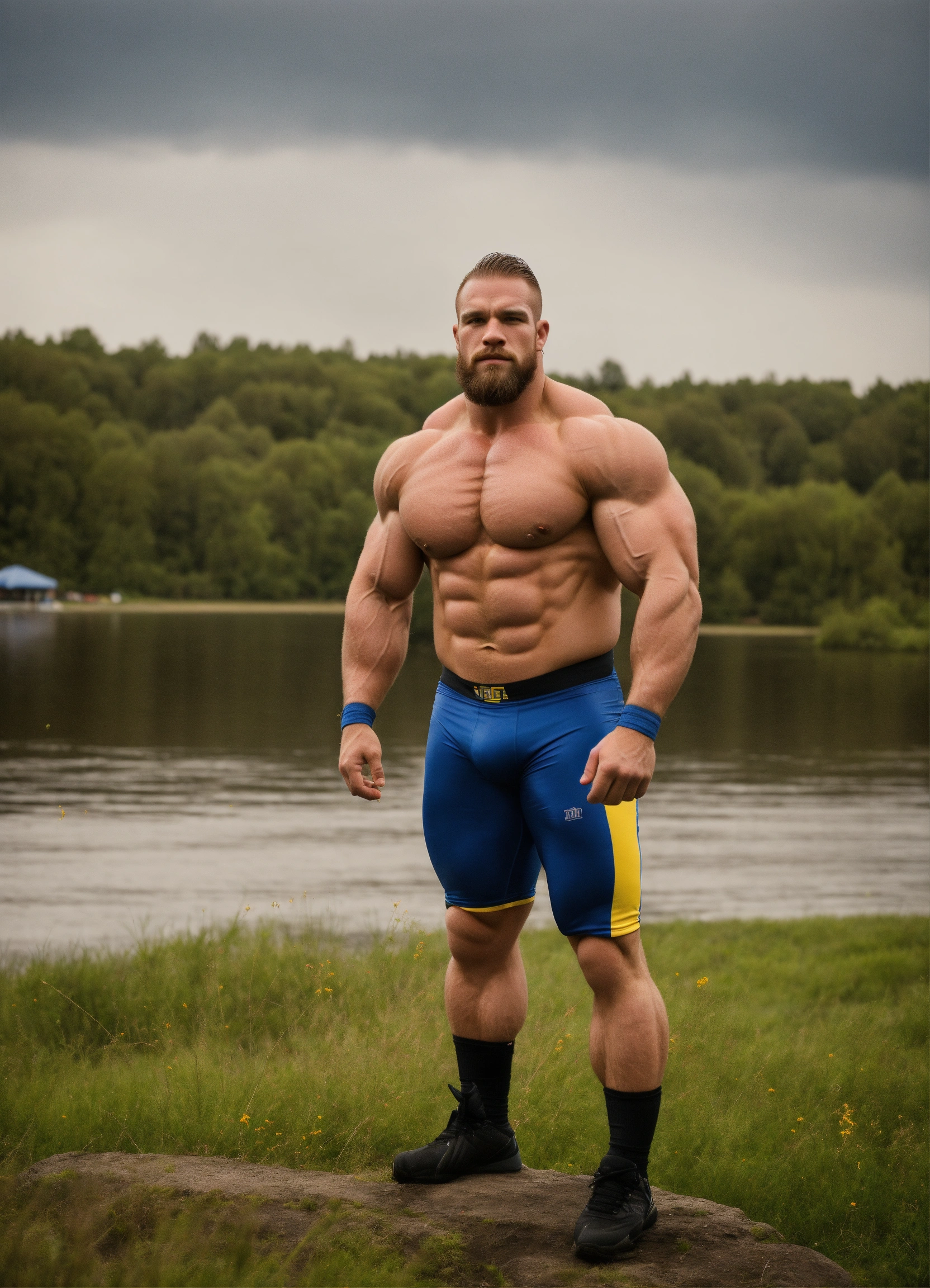 Lexica - 30-year-old wrestler with big muscles, bodybuilder, Swedish, big