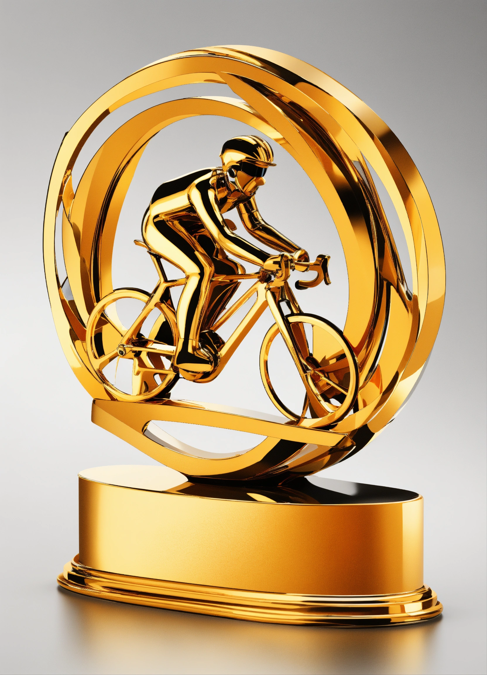 Lexica - 3D vector art glossy trophy design on a white background for a ...