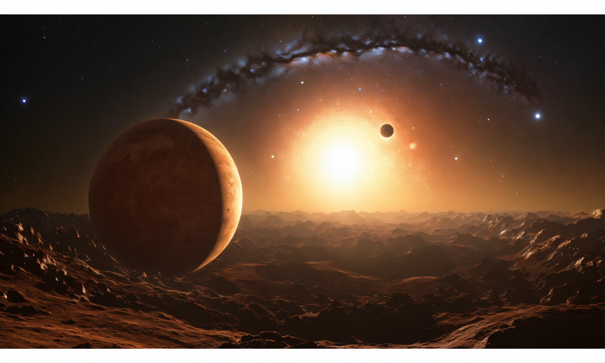 Lexica - Produce me an image of the planets of the solar system. Ensure ...