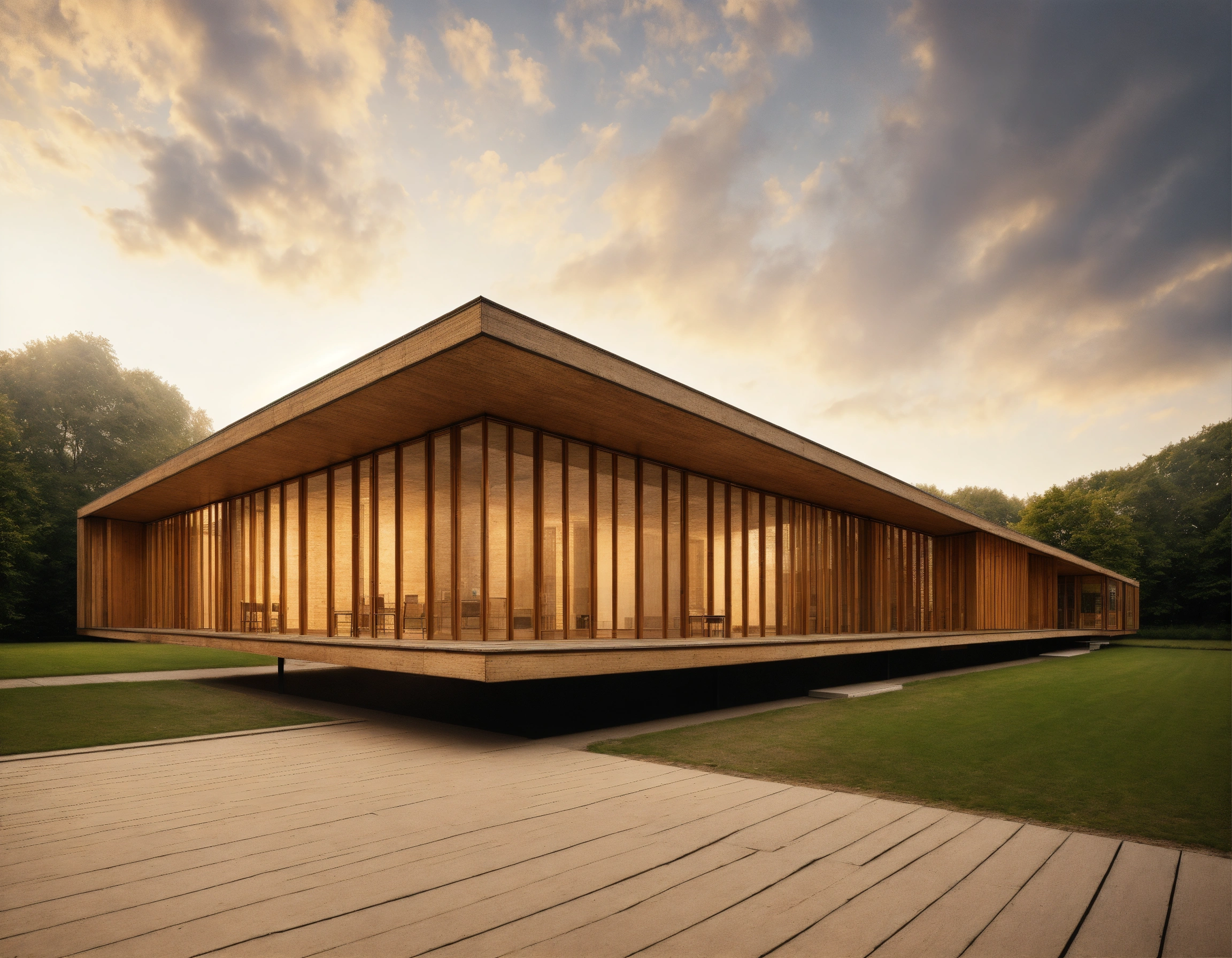 Lexica - Ludwig Mies van der Rohe house like New National Gallery ...