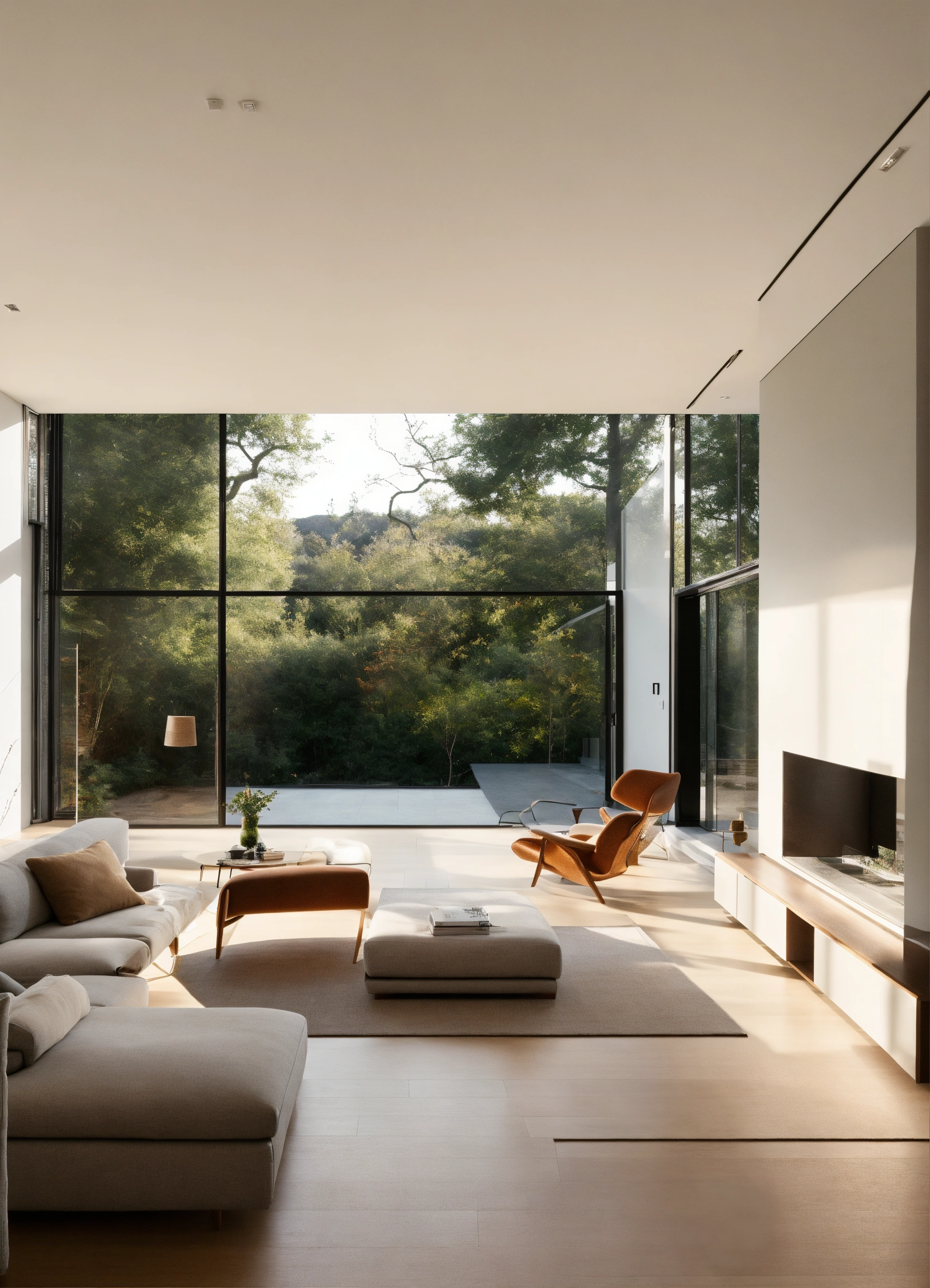Lexica - Minimalist design living room open space
