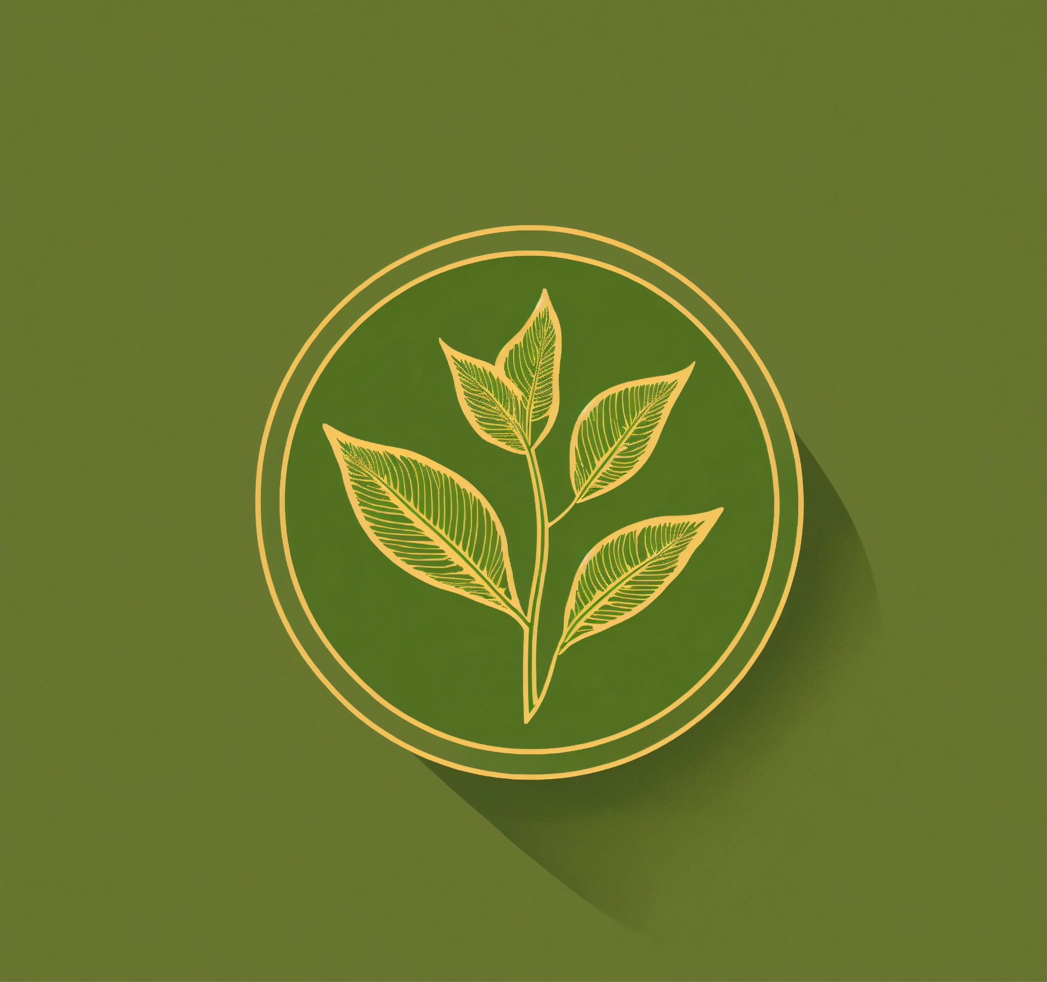 Lexica - Simple nettle plant in the middle vector icon