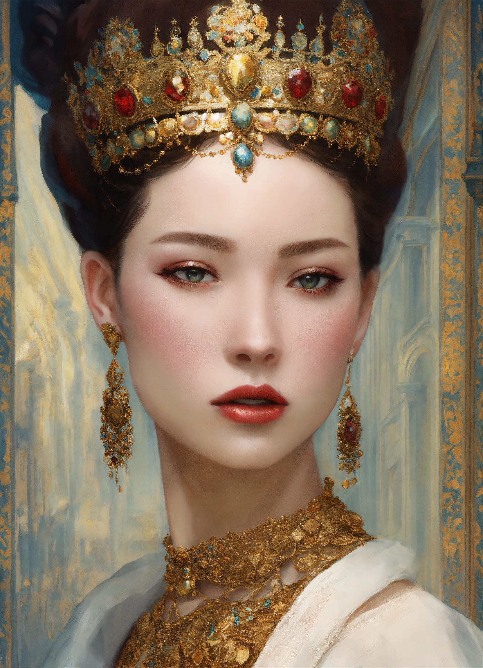 Lexica - Queens in reference style,White skin