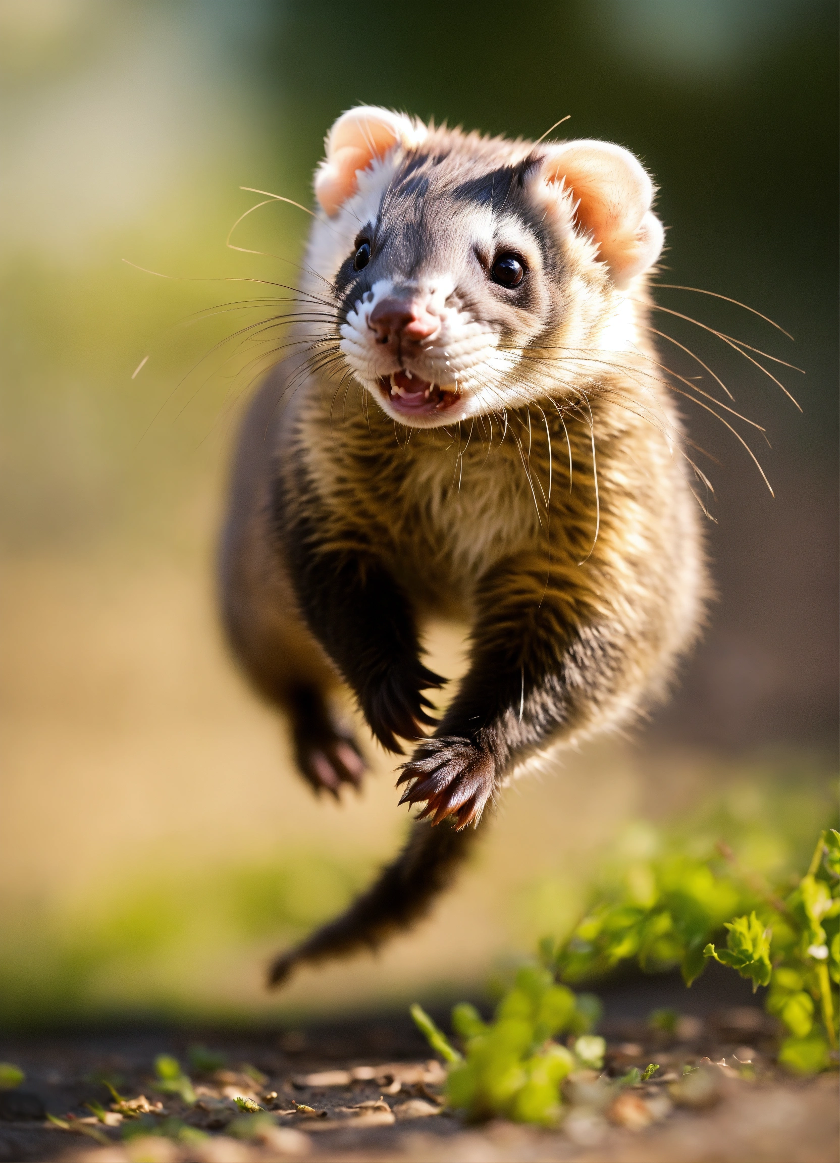 Lexica - Dancing ferret, quick hops and jumps