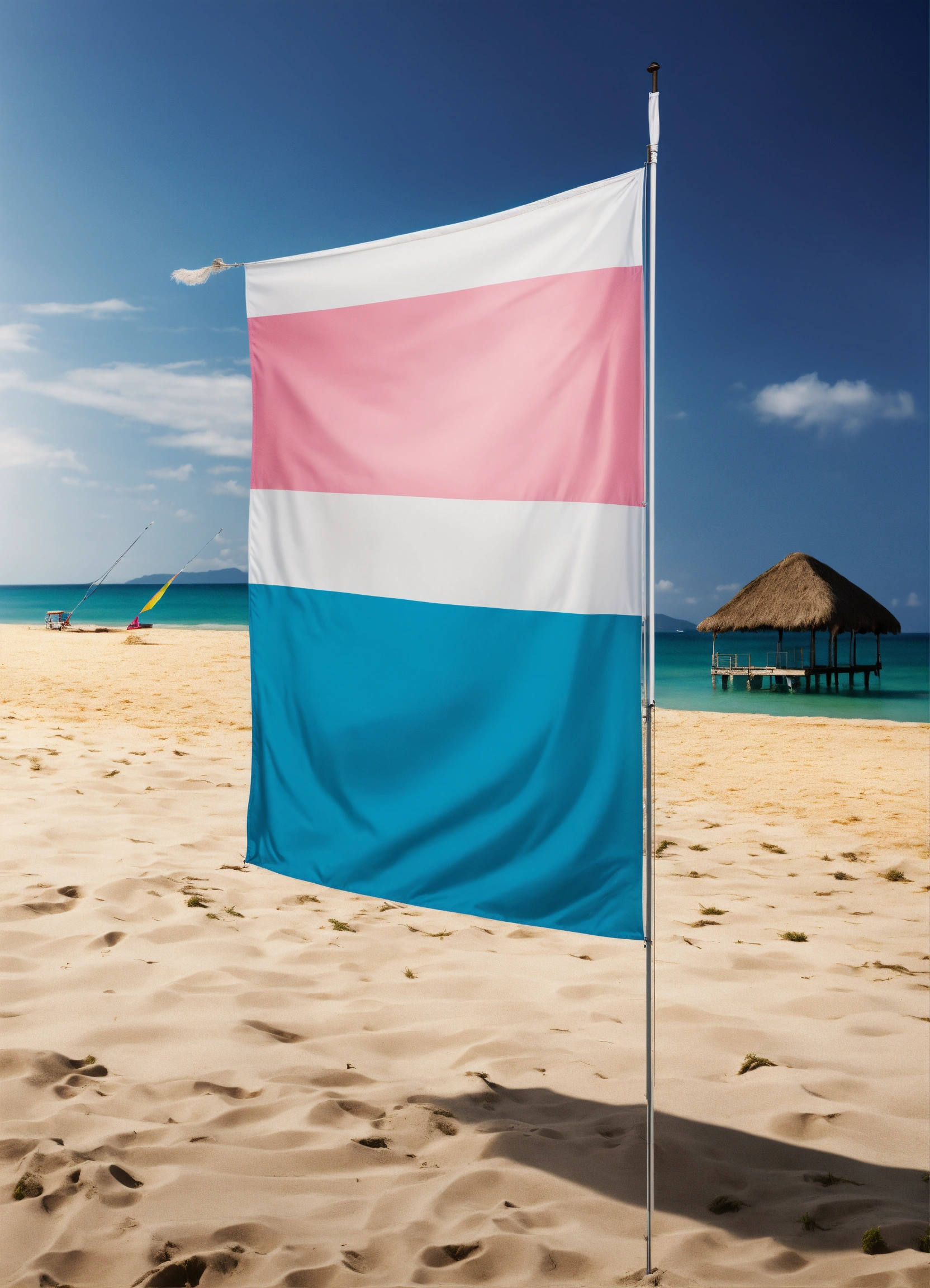 Beachflag Werbefahne über 2 M Hoch – Mit Bodenkreuz & Tasche, Für Events, Märkte & Werbung