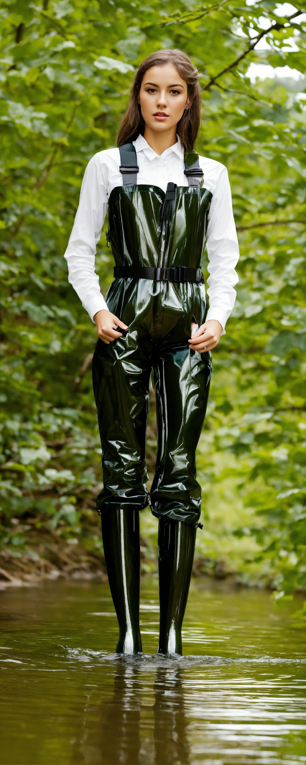 Lexica - Girl in glossy waders