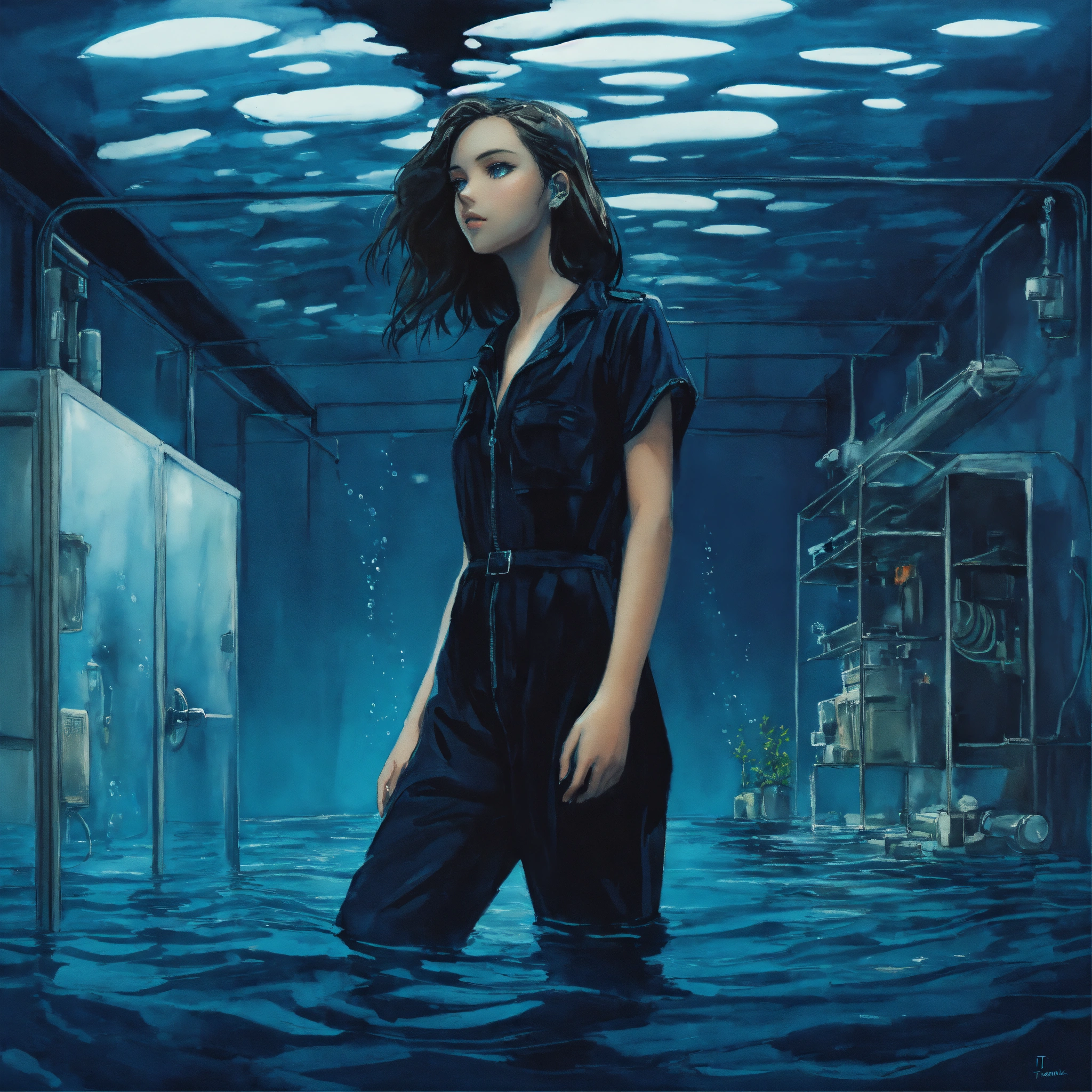 Lexica - Full body Illustration of a woman, young, 18 years old ...