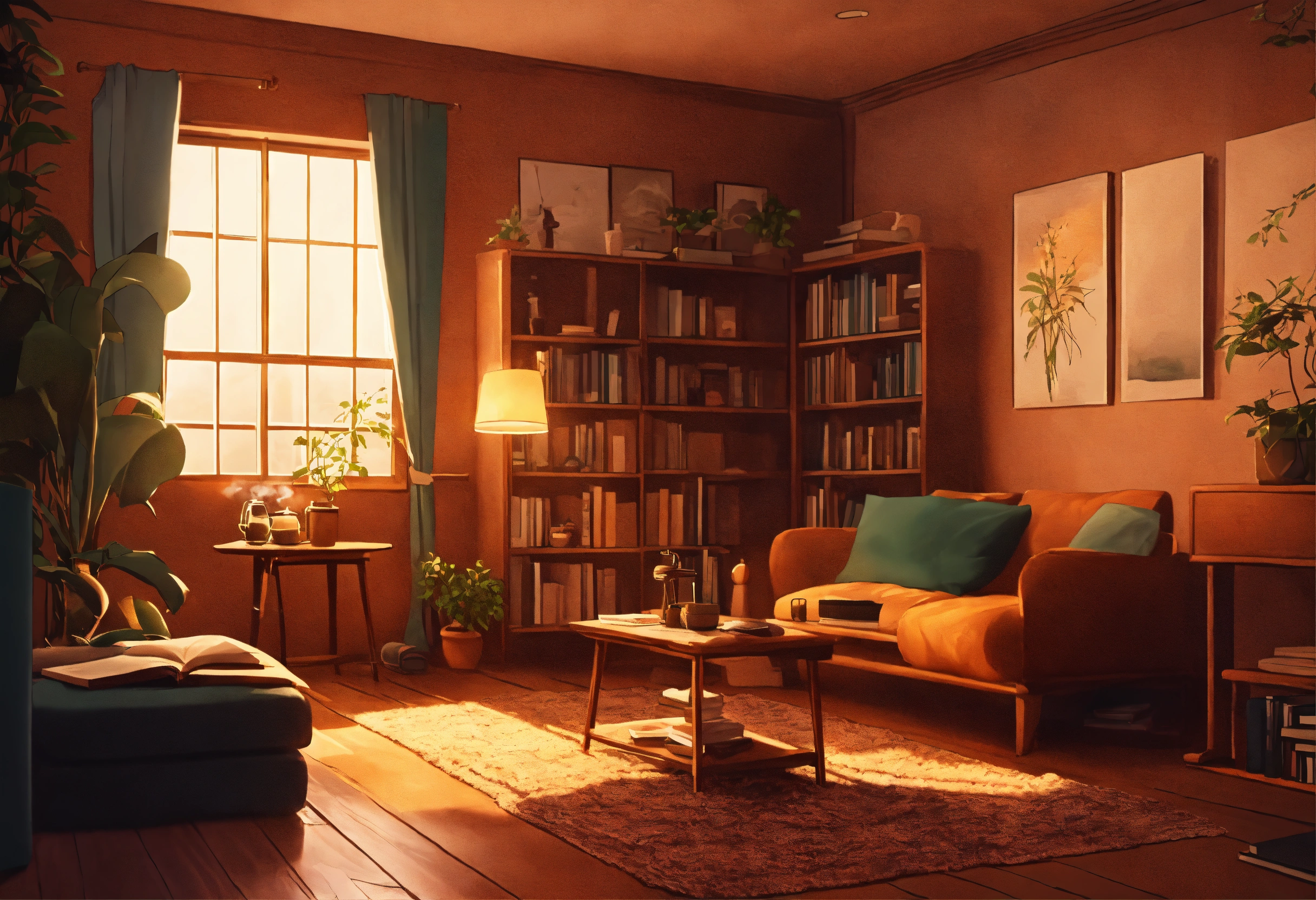 Lexica - Generate an inviting and cozy room setting that is perfect for ...