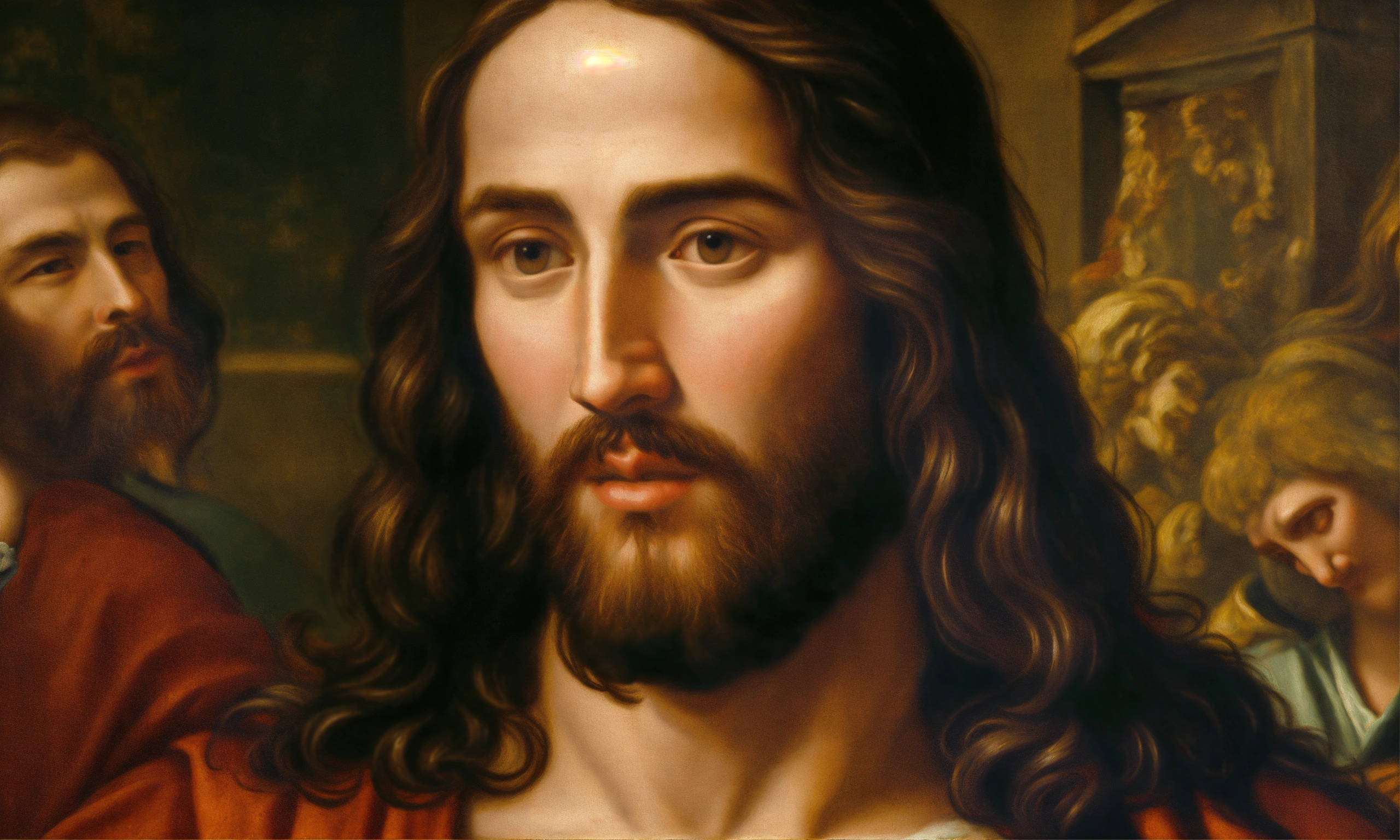 Lexica - Renaissance oil painting of jesus christ