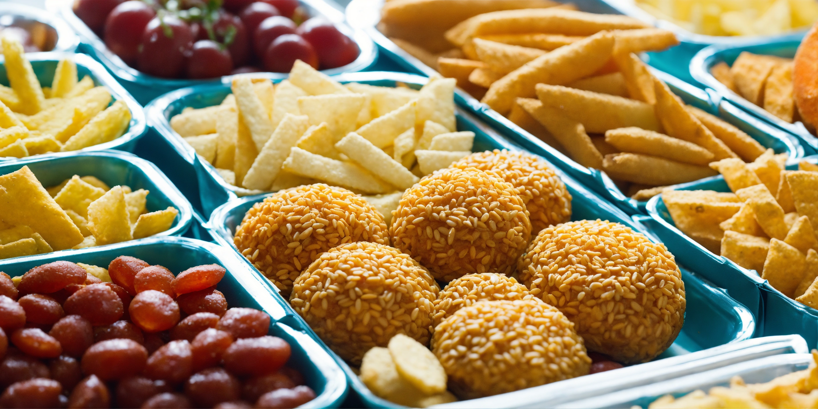 Lexica - Clips of fast food and processed snacks.